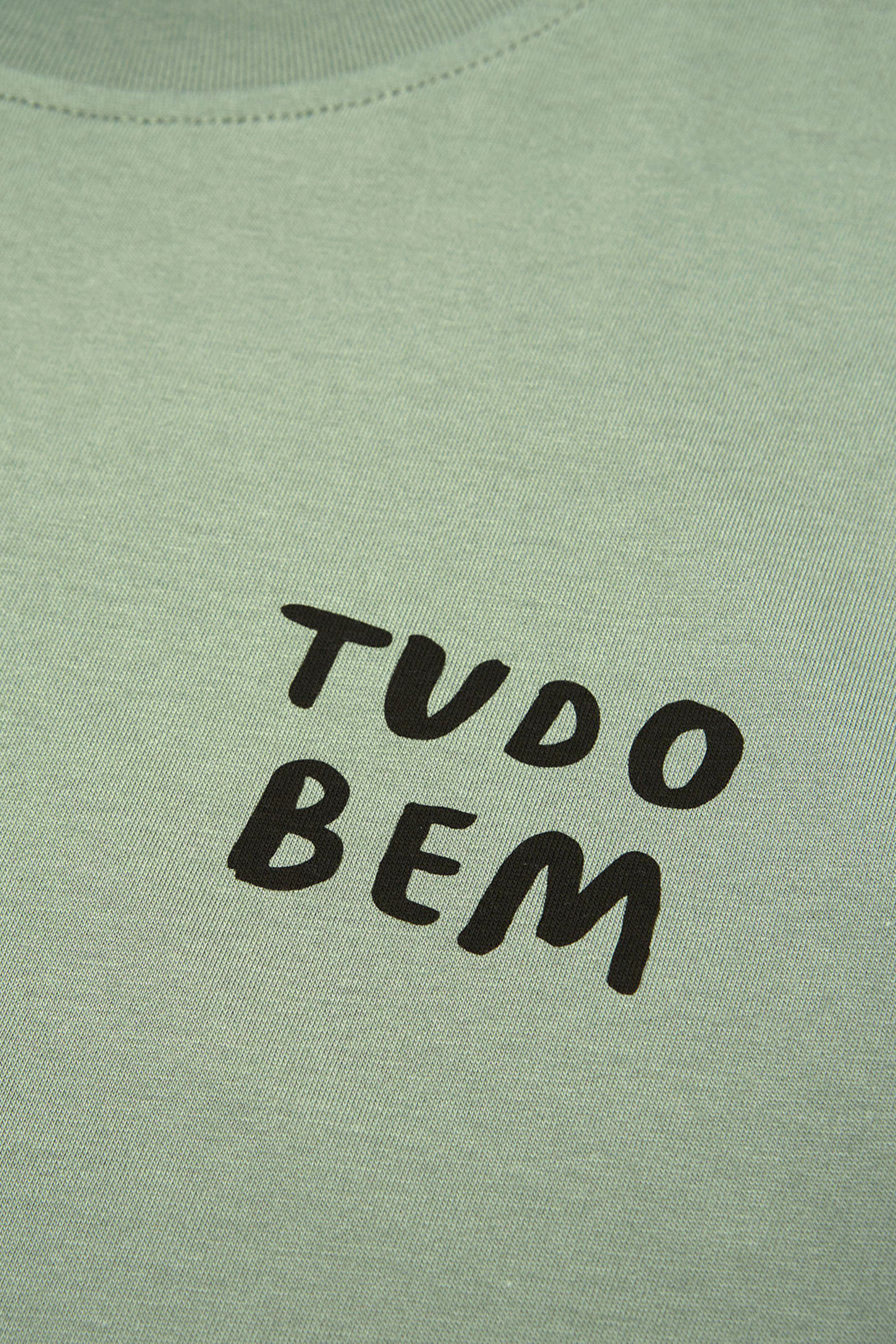 TUDO BEM TEE SHIRT - GREEN SAGE