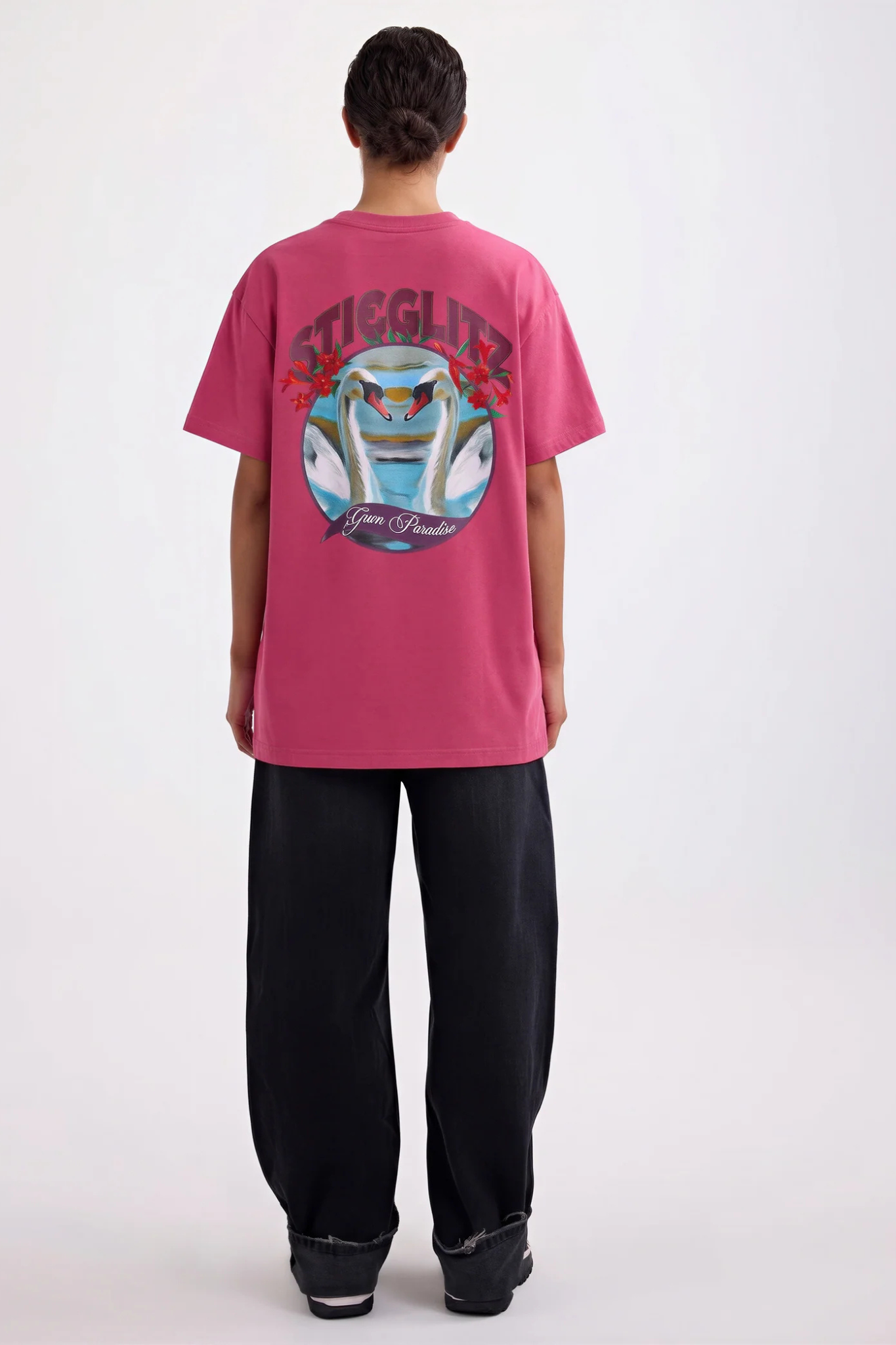 RENZO OVERSIZED T-SHIRT - RED