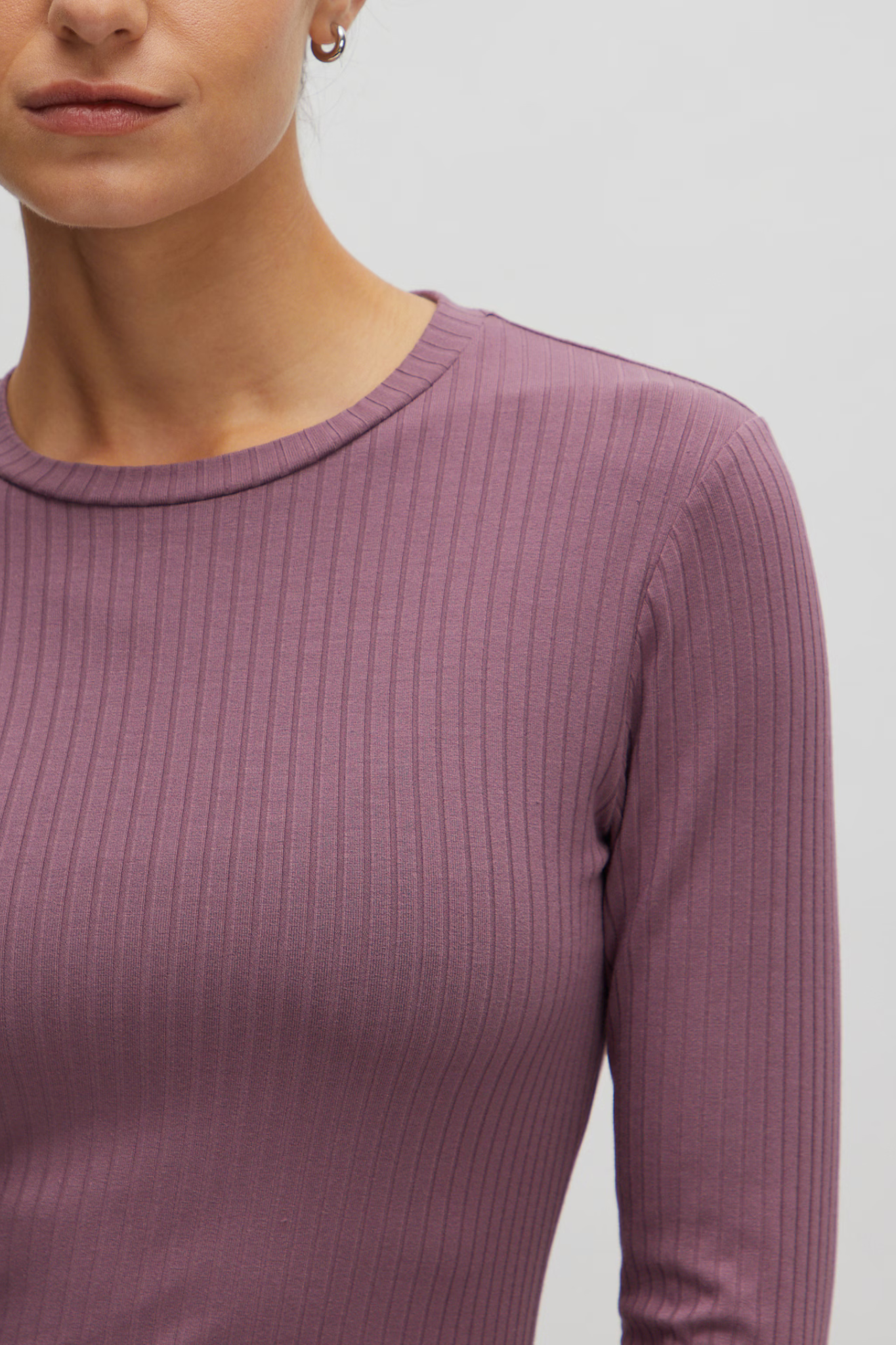 GINGER LONGSLEEVE T-SHIRT - MAUVE ORCHID