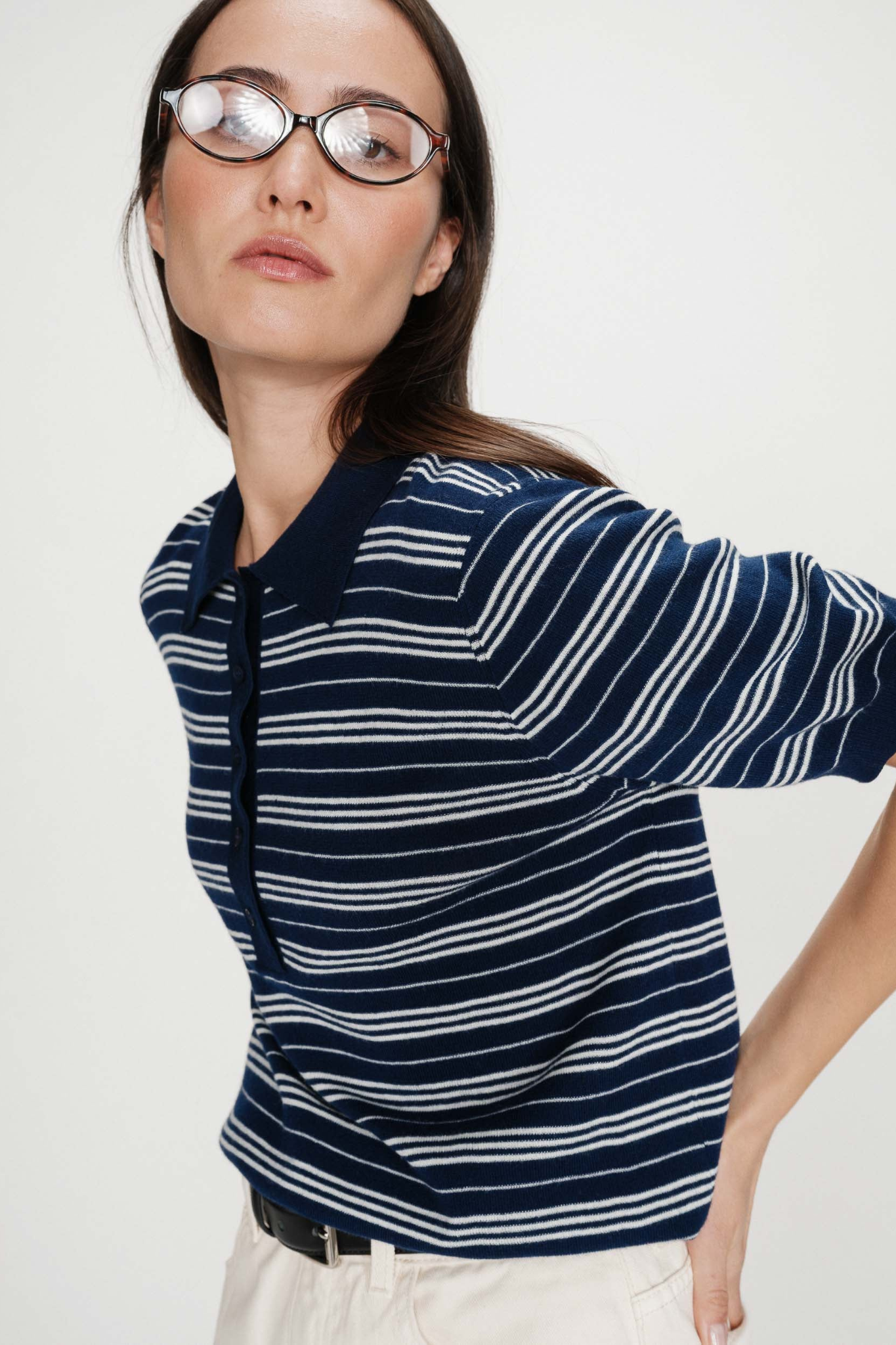 VERACRUZ POLO SHIRT - MARINE