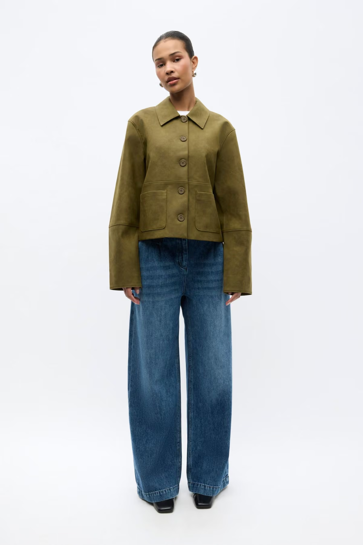 TUCSON JACKET - DARK OLIVE MEL