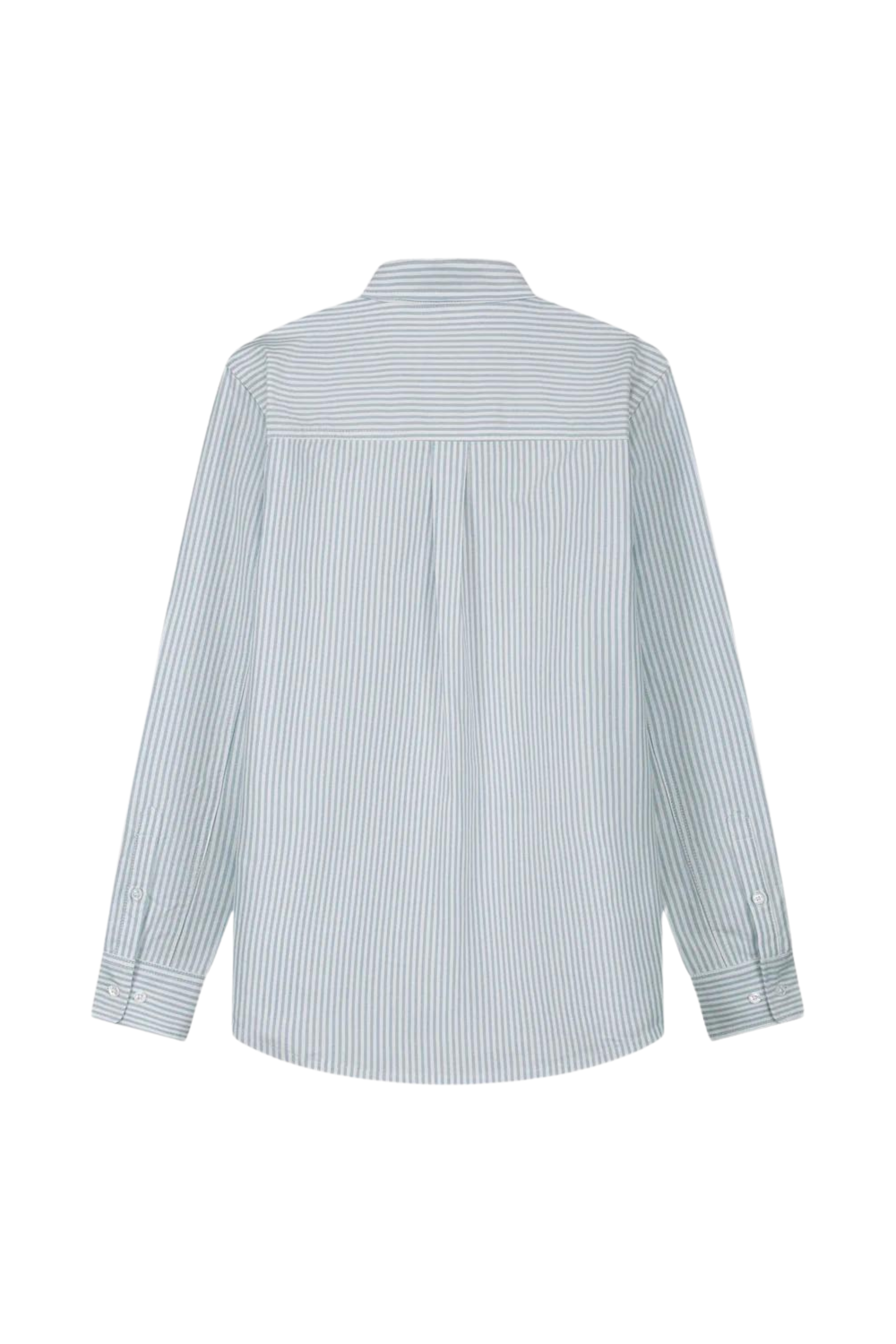 OXFORD STRIPE SHIRT MEN - GREEN STRIPE