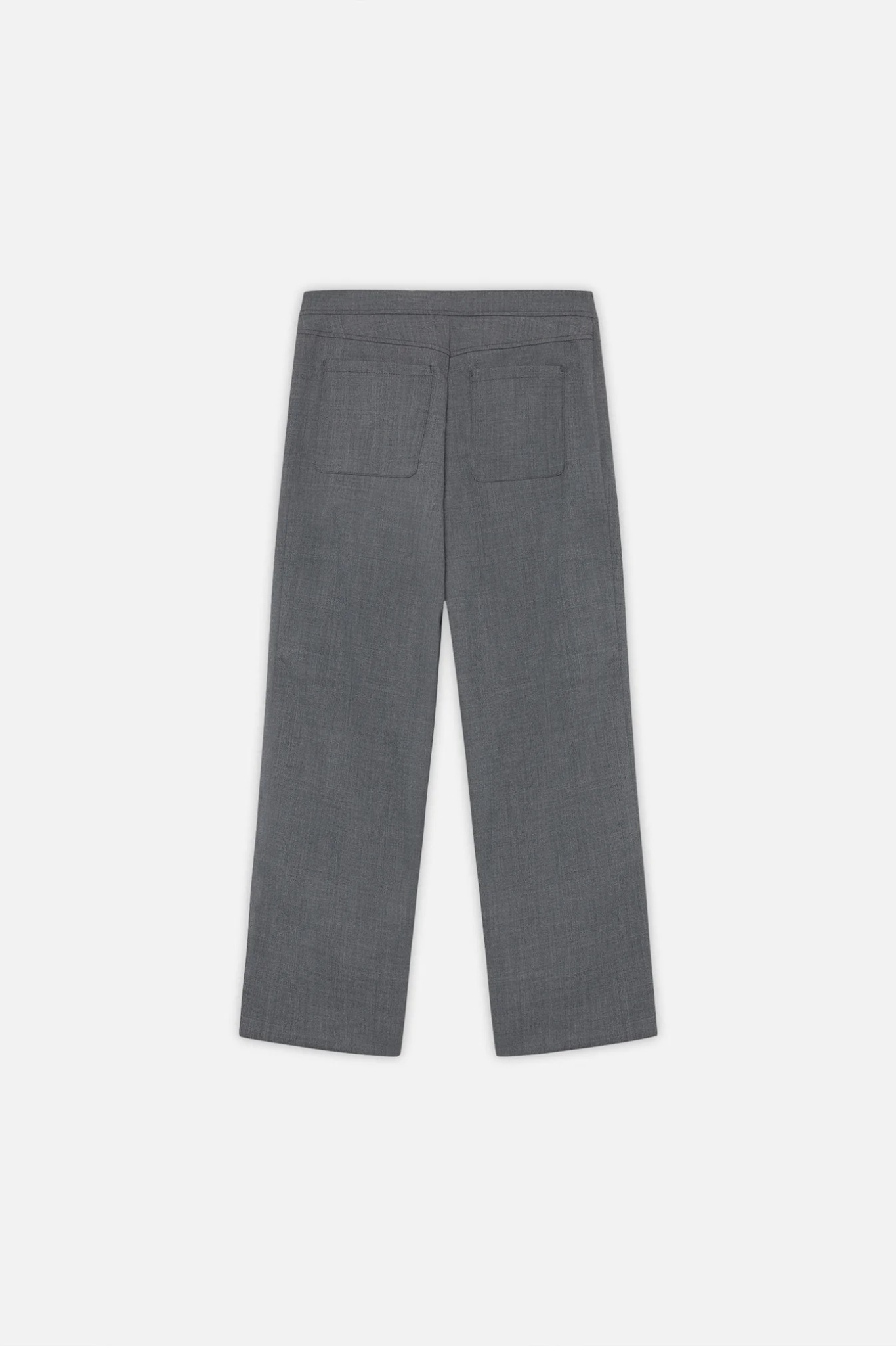 LULU TROUSERS - GREY MELANGE