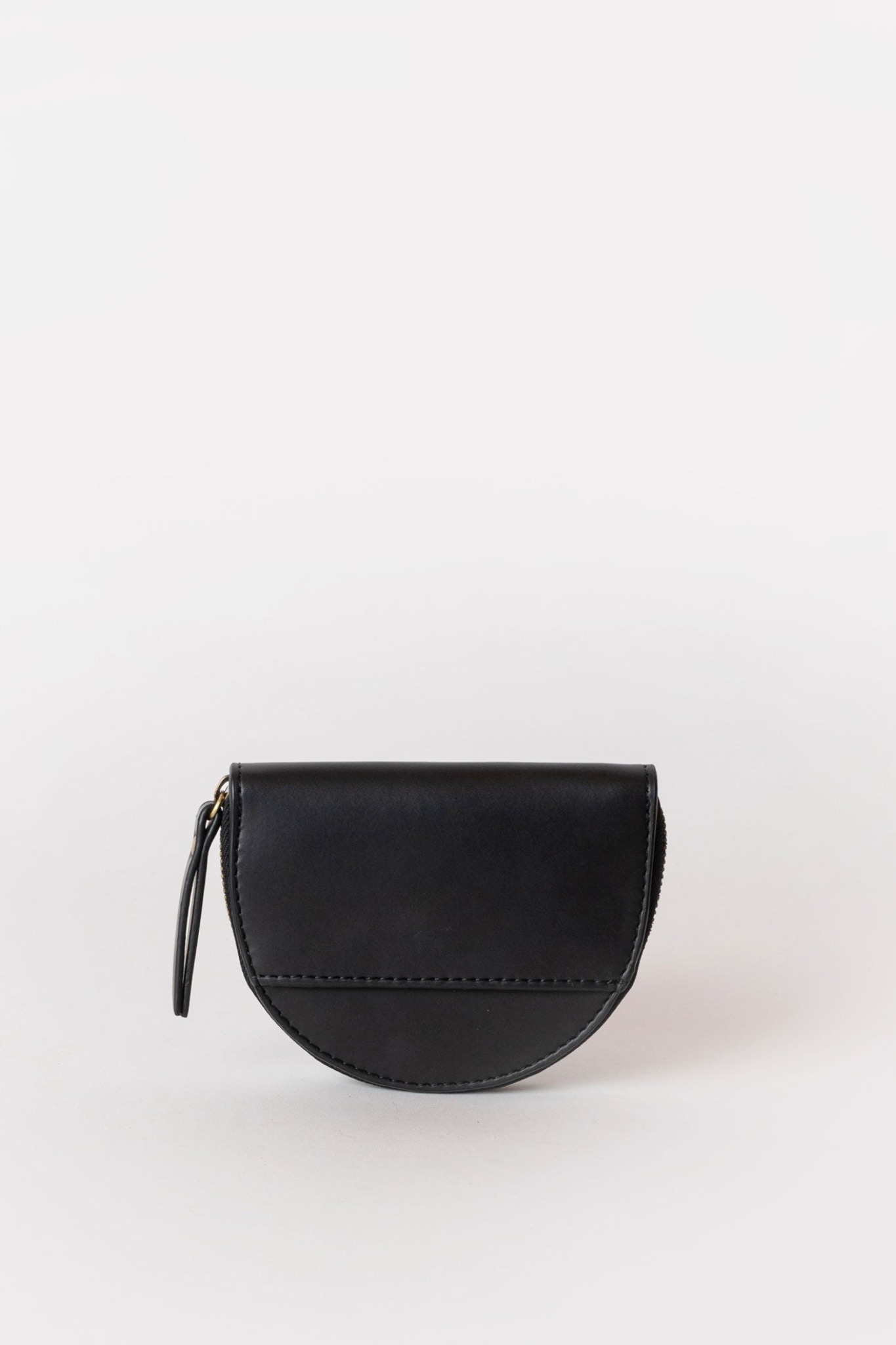 LAURA COIN PURSE - BLACK CLASSIC LEATHER