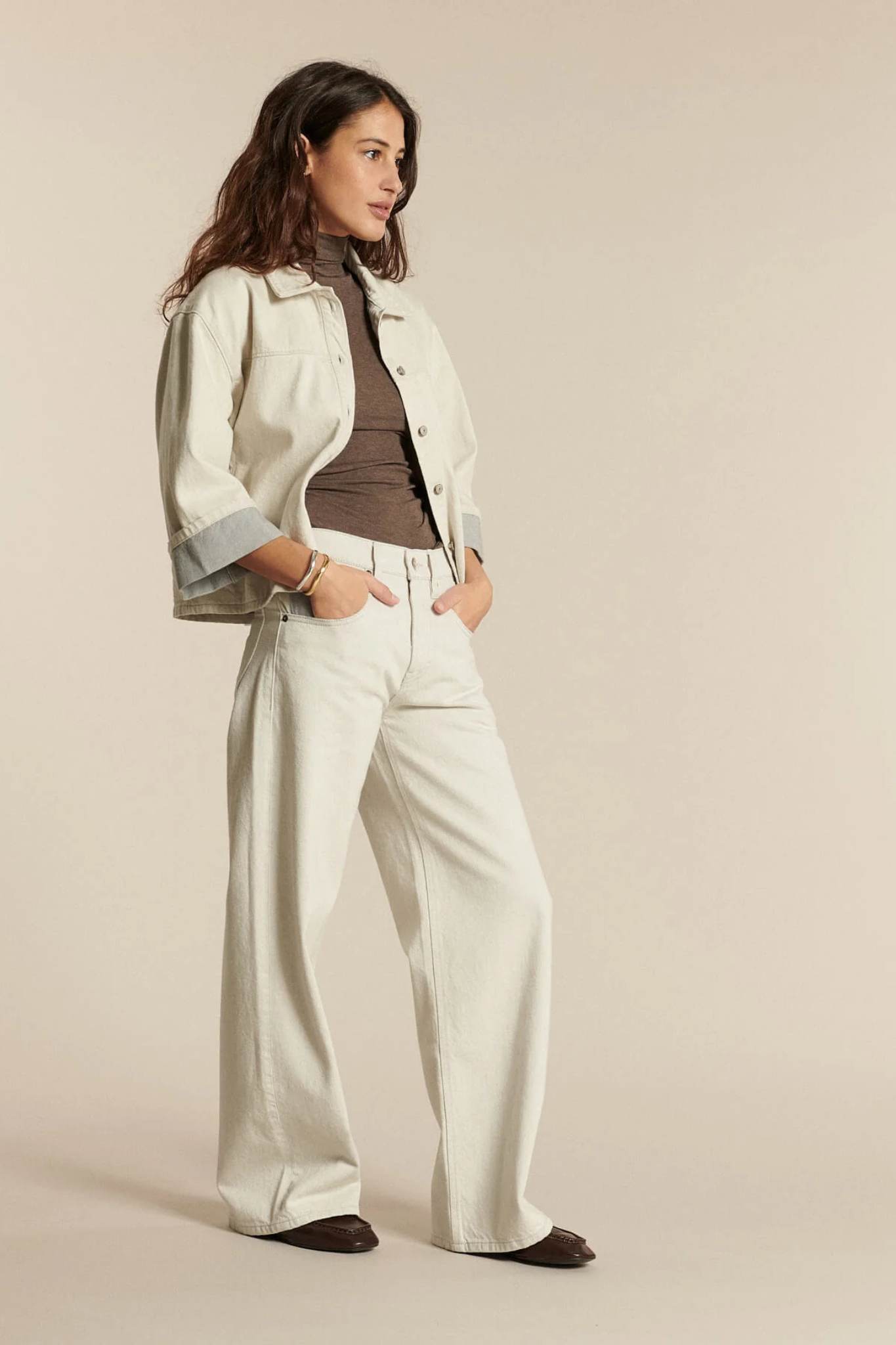 BELEM VEST - UNDYED GRANIT