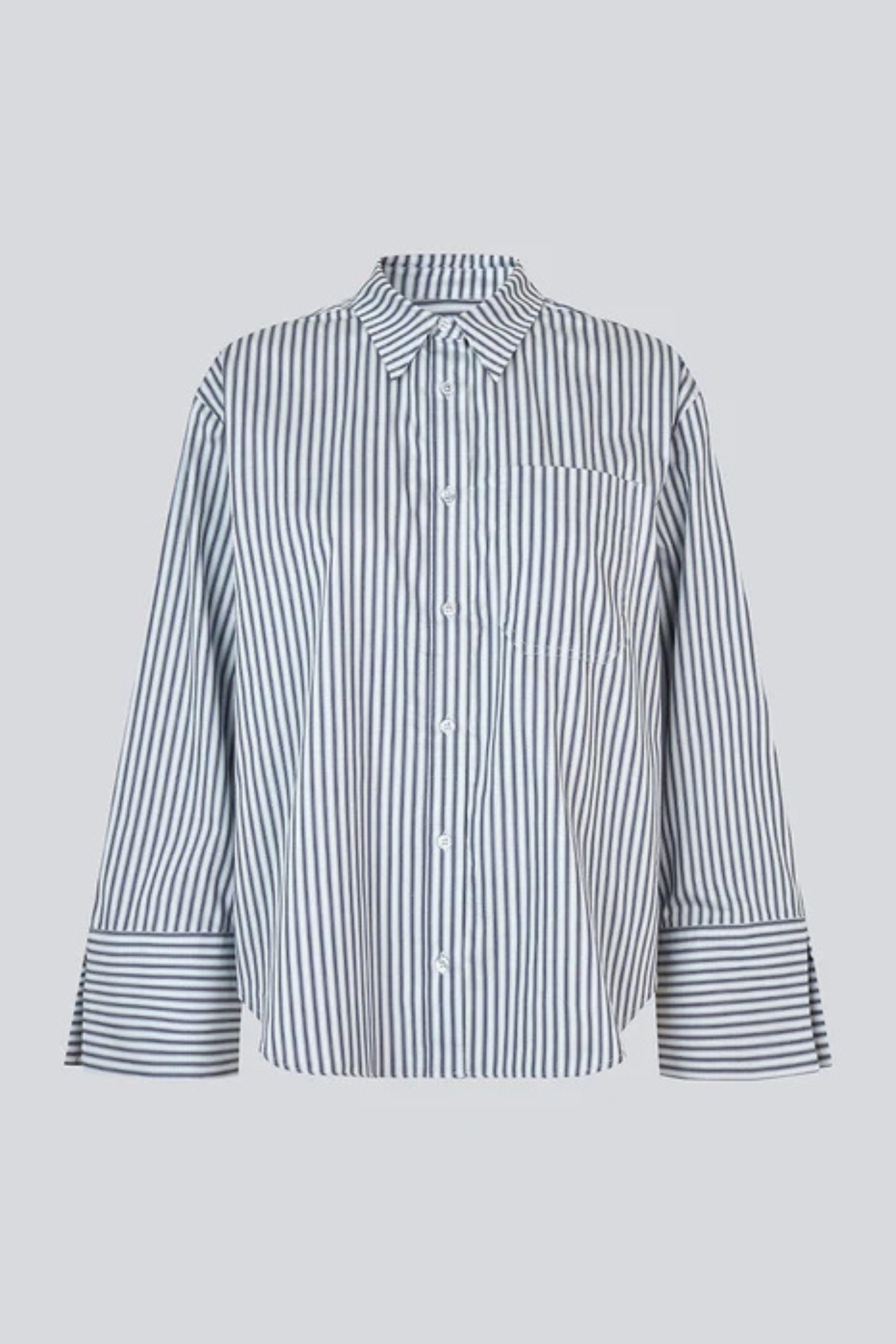 LAINEY SHIRT - DELICATE BLUE STRIPE