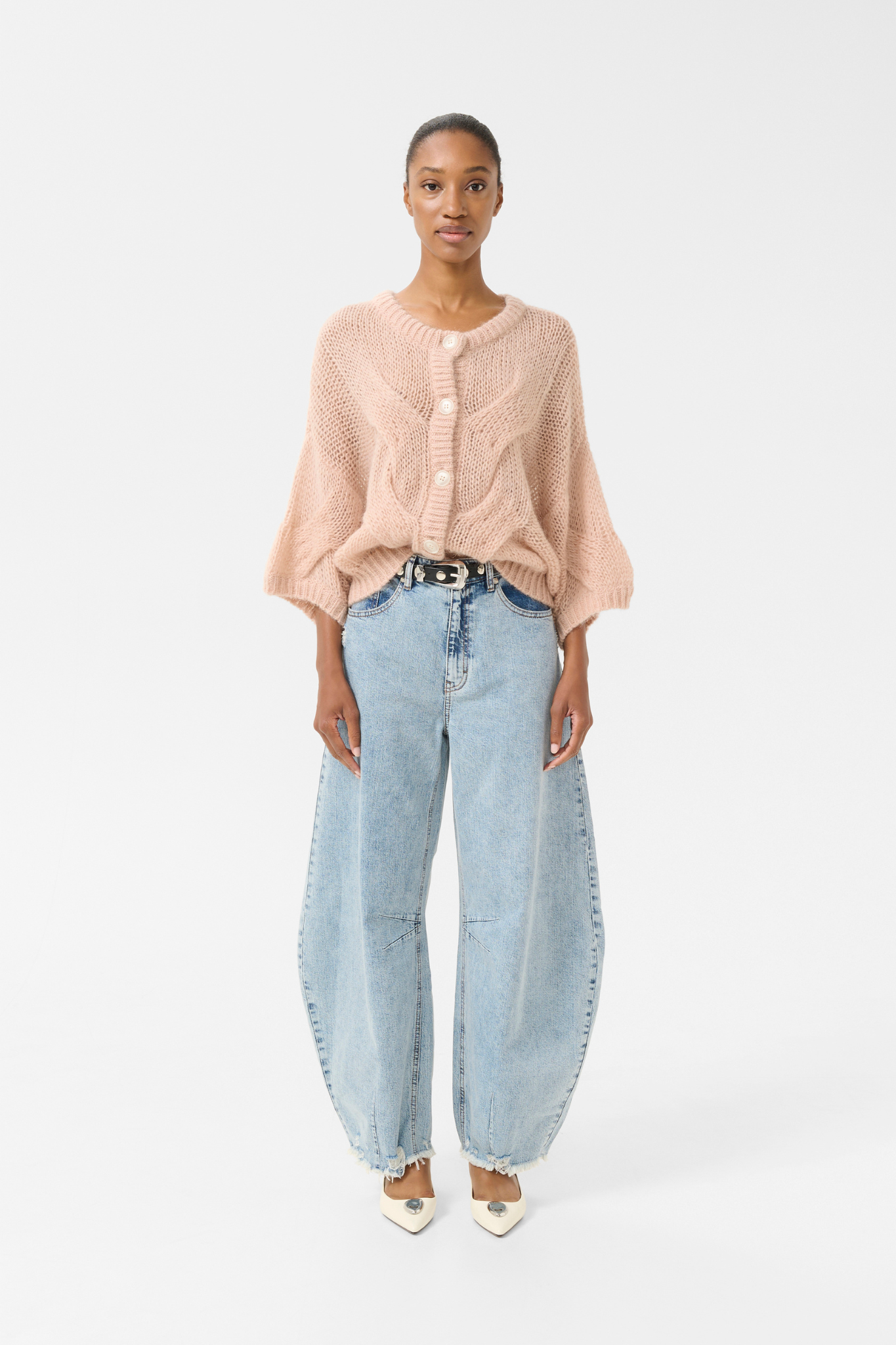 ZENIA CARDIGAN - ROSE DUST