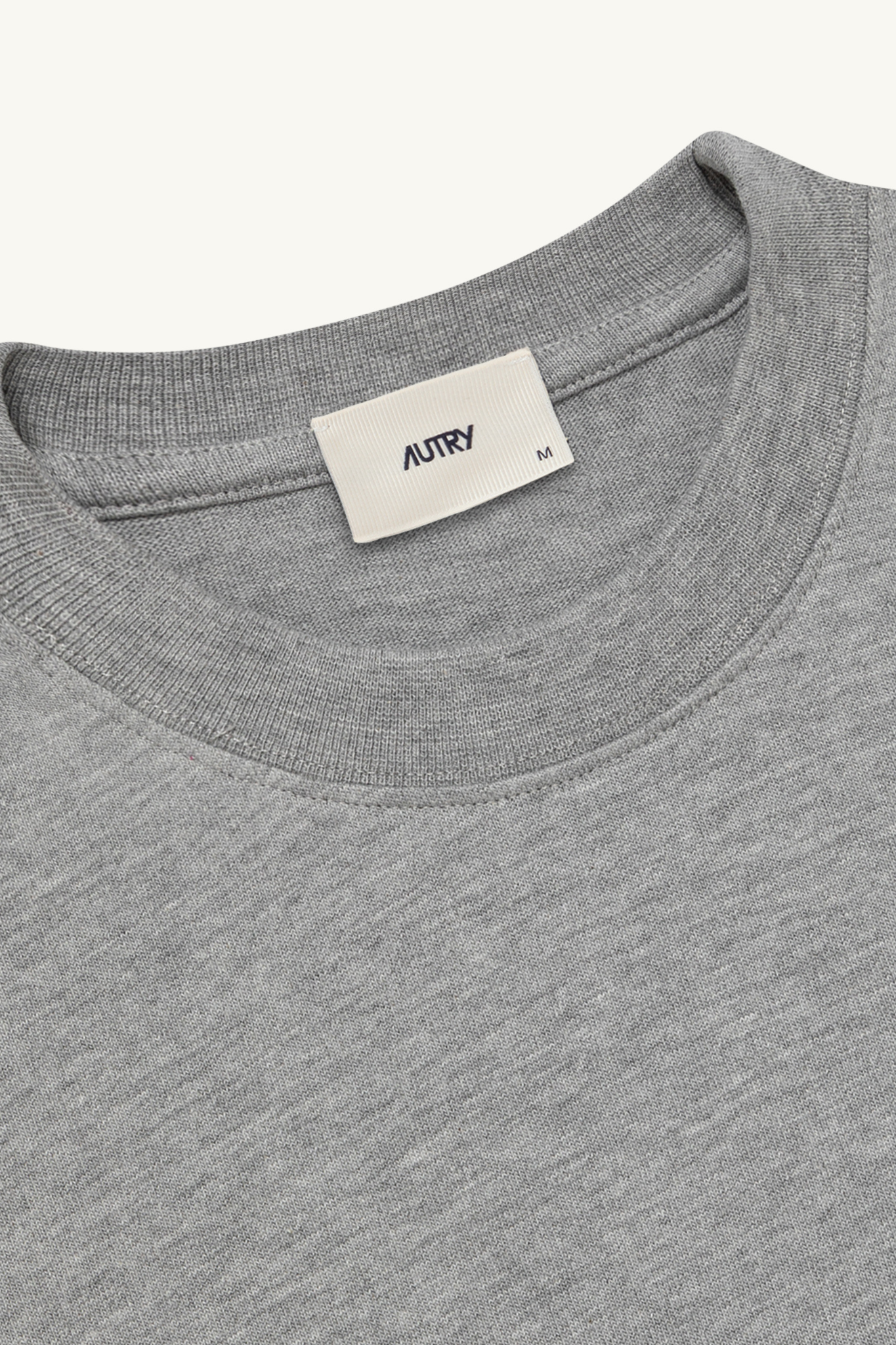 AUTRY MAIN WOMAN T-SHIRT - DARK GREY MELANGE