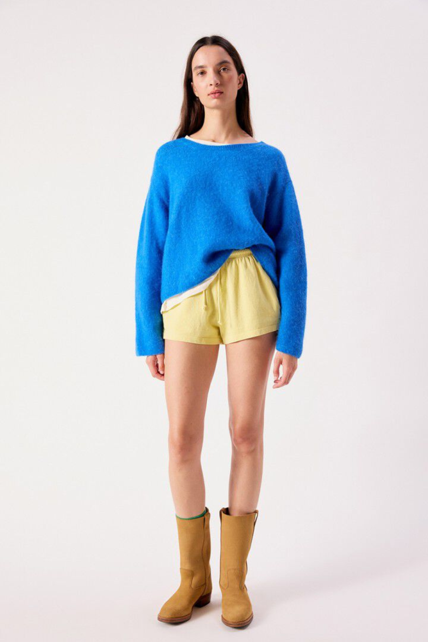VITOW SWEATER - CURACAO MELANGE