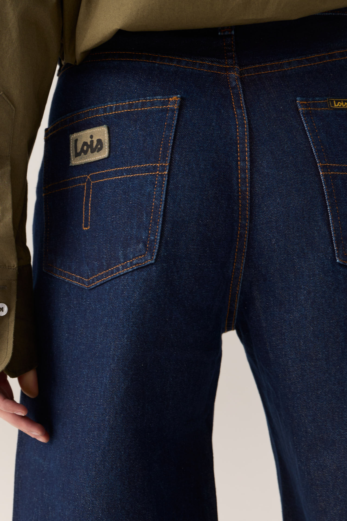 SKATER LOOSE JEANS - RINSE