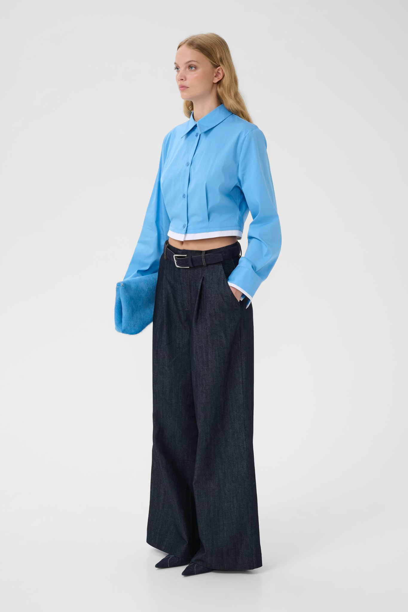 ZELLI MW PANTS - DARK BLUE RINSE