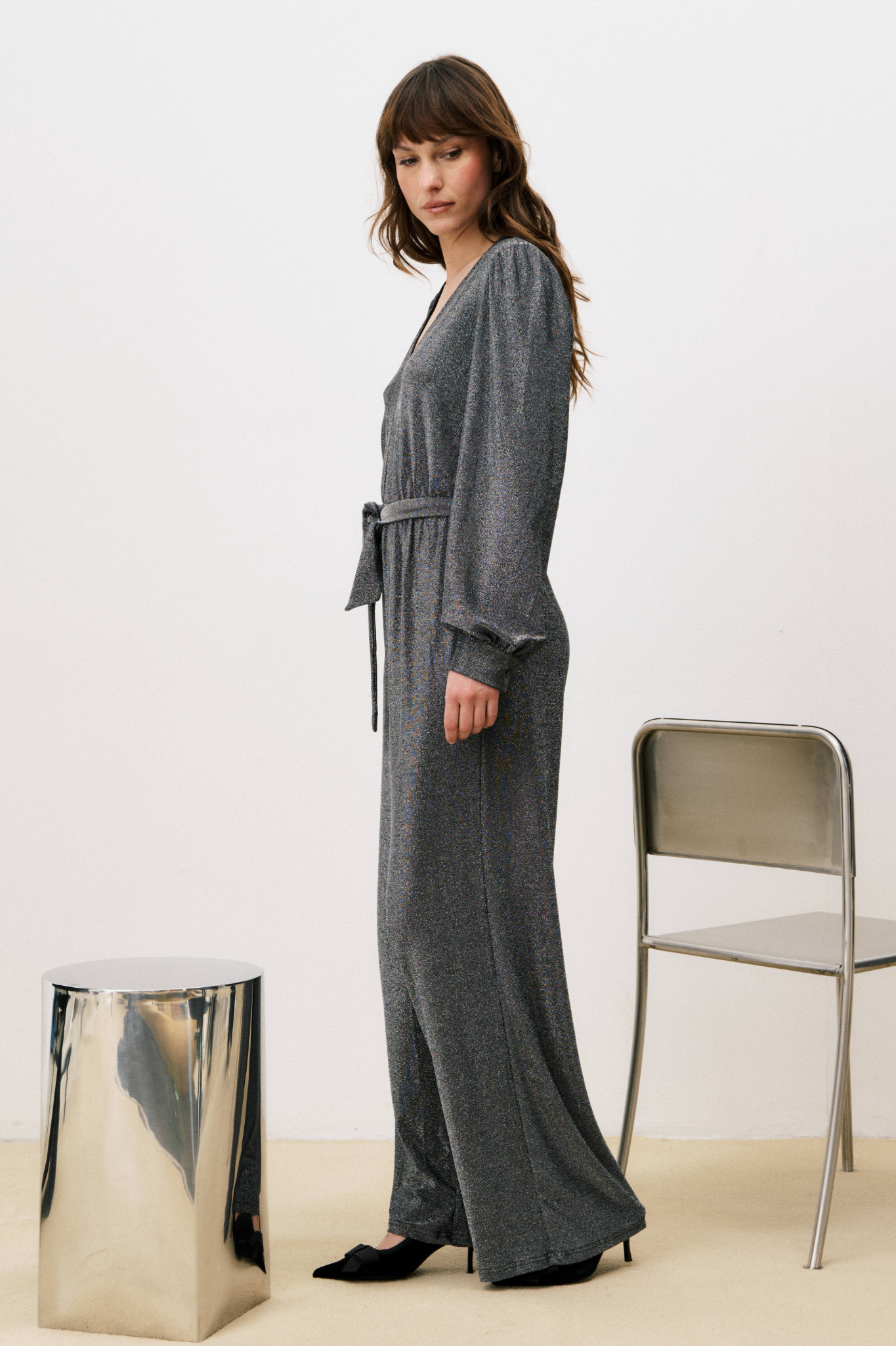 BARRY JUMPSUIT - SILVER
