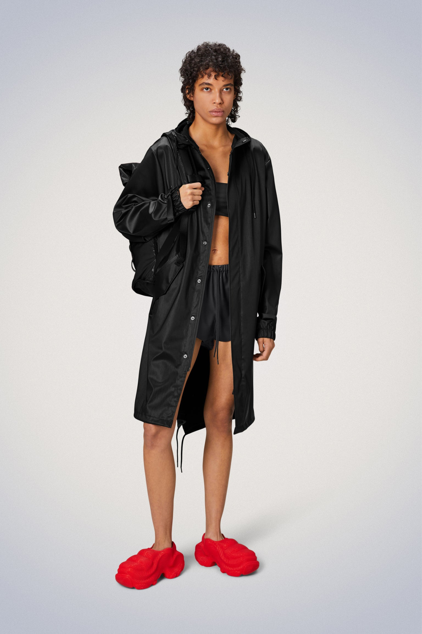 FISHTAIL PARKA W3 - BLACK