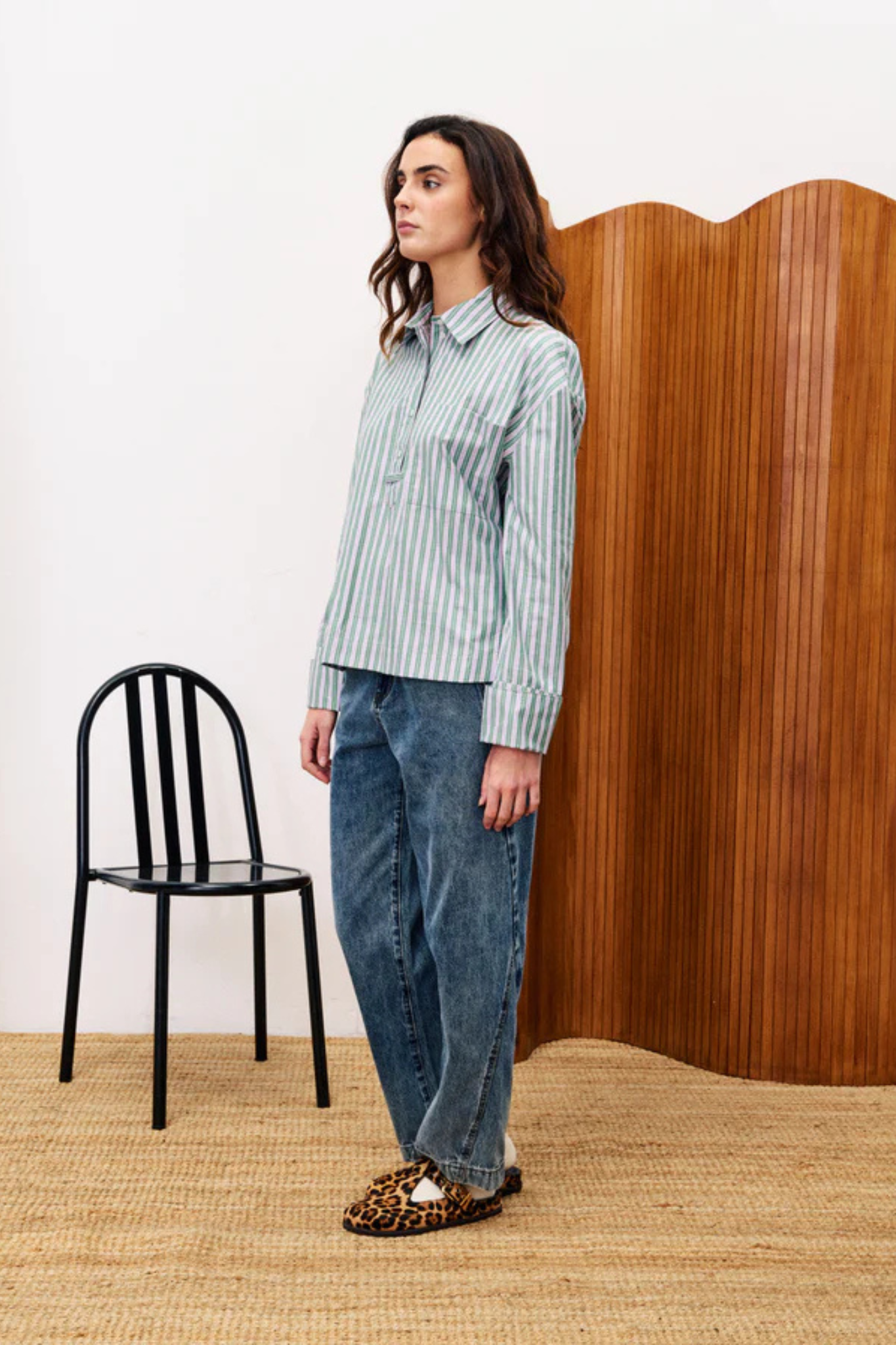 POTHOS SHIRT - MOSS GREEN