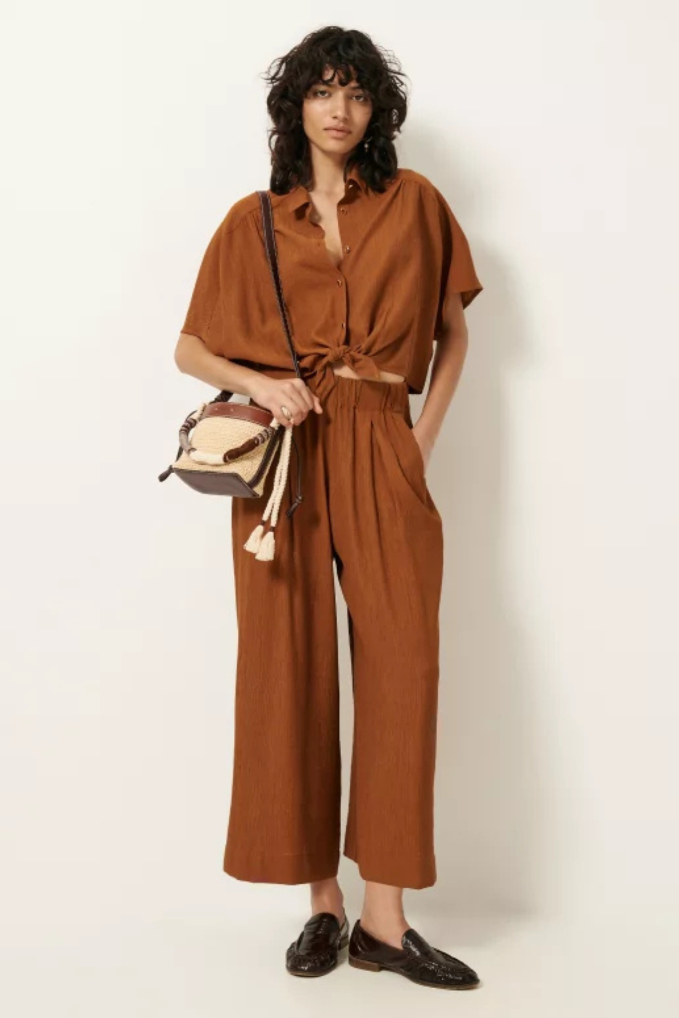 ALFASSA SHIRT - CARAMEL