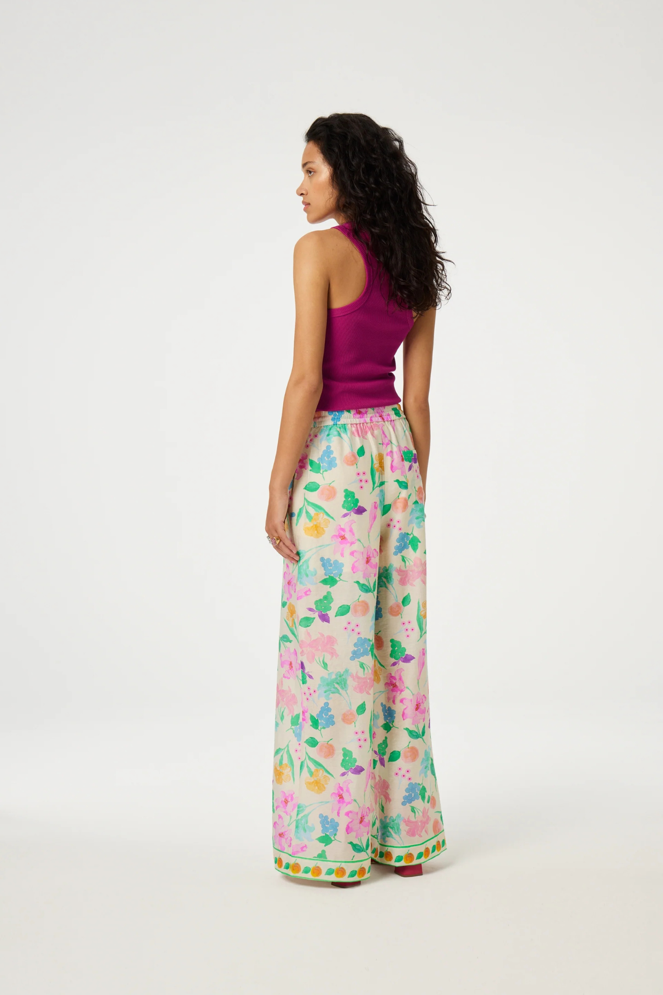 TANJA JERSEY TANK TOP - PINK CRAZE