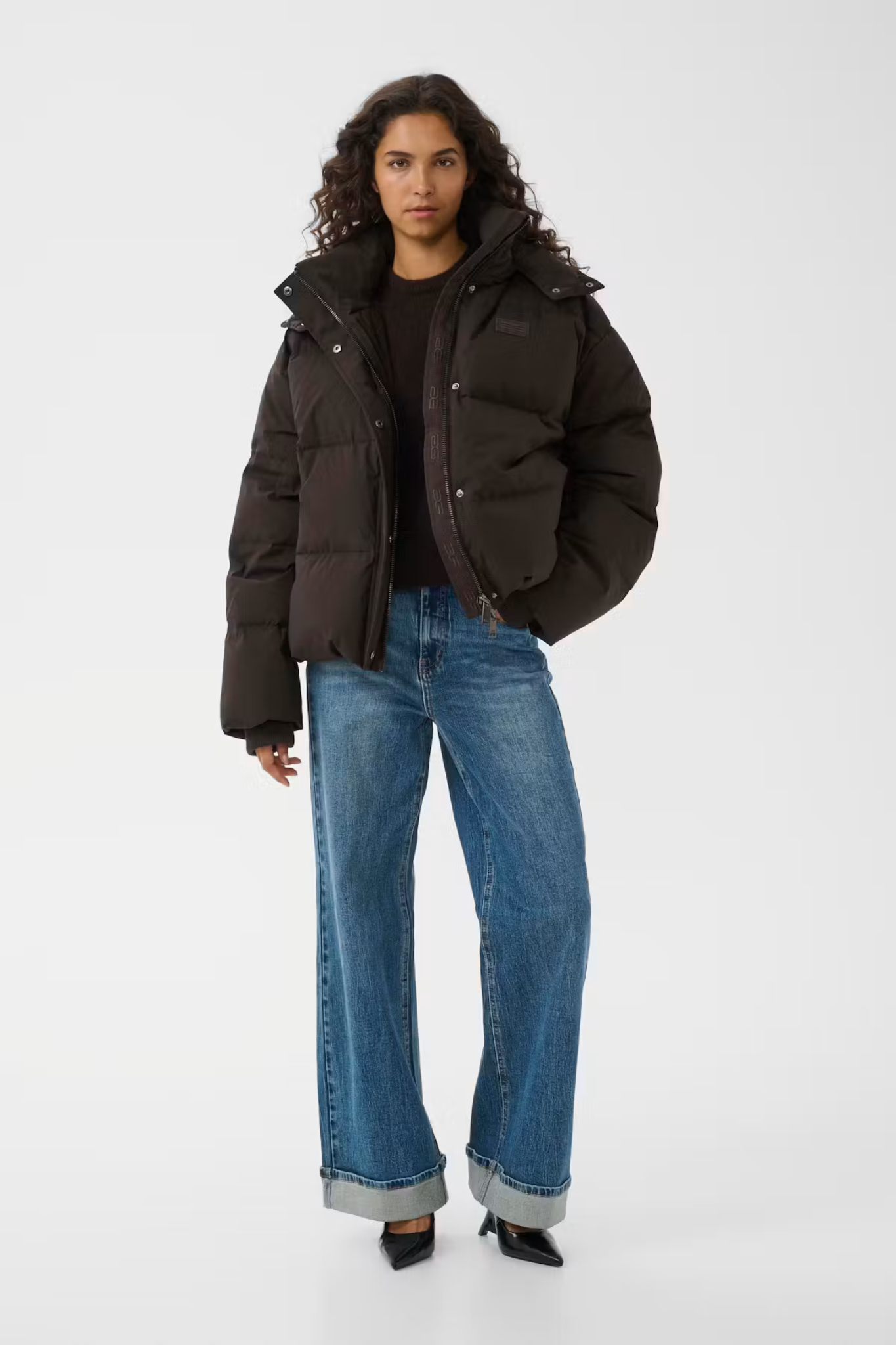 ROA SHORT PUFFER JACKET - GANACHE