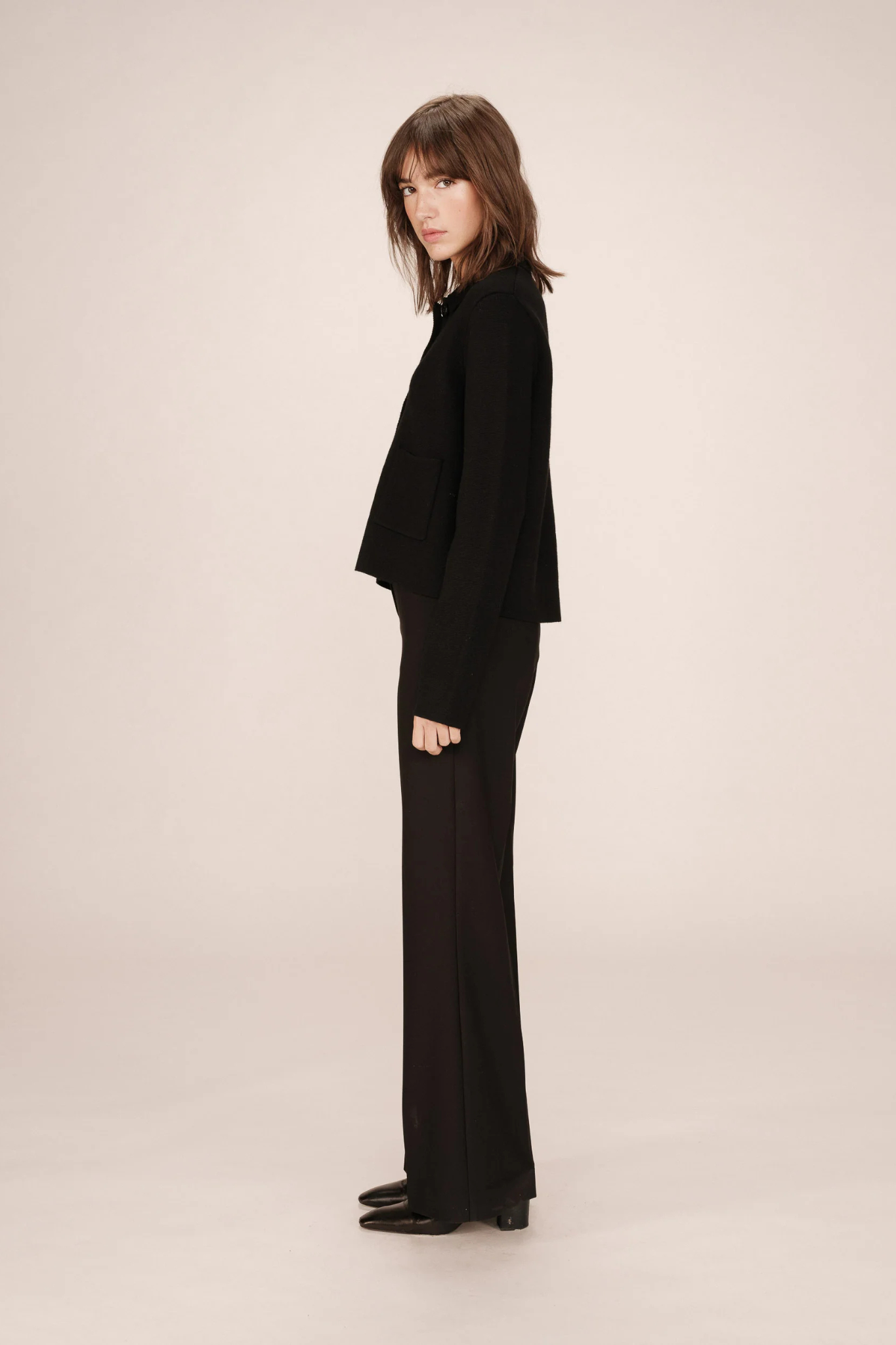 SAILOR CARDIGAN - BLACK