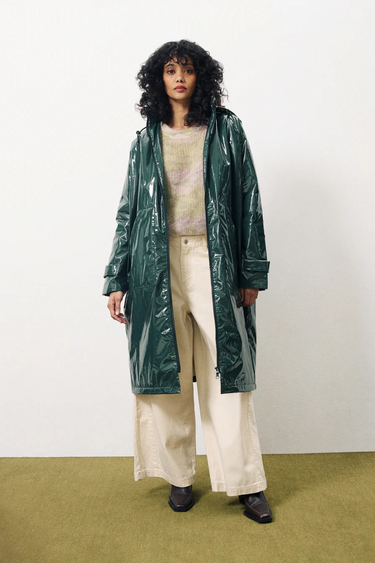 MATHELINE COAT - VERT FORET