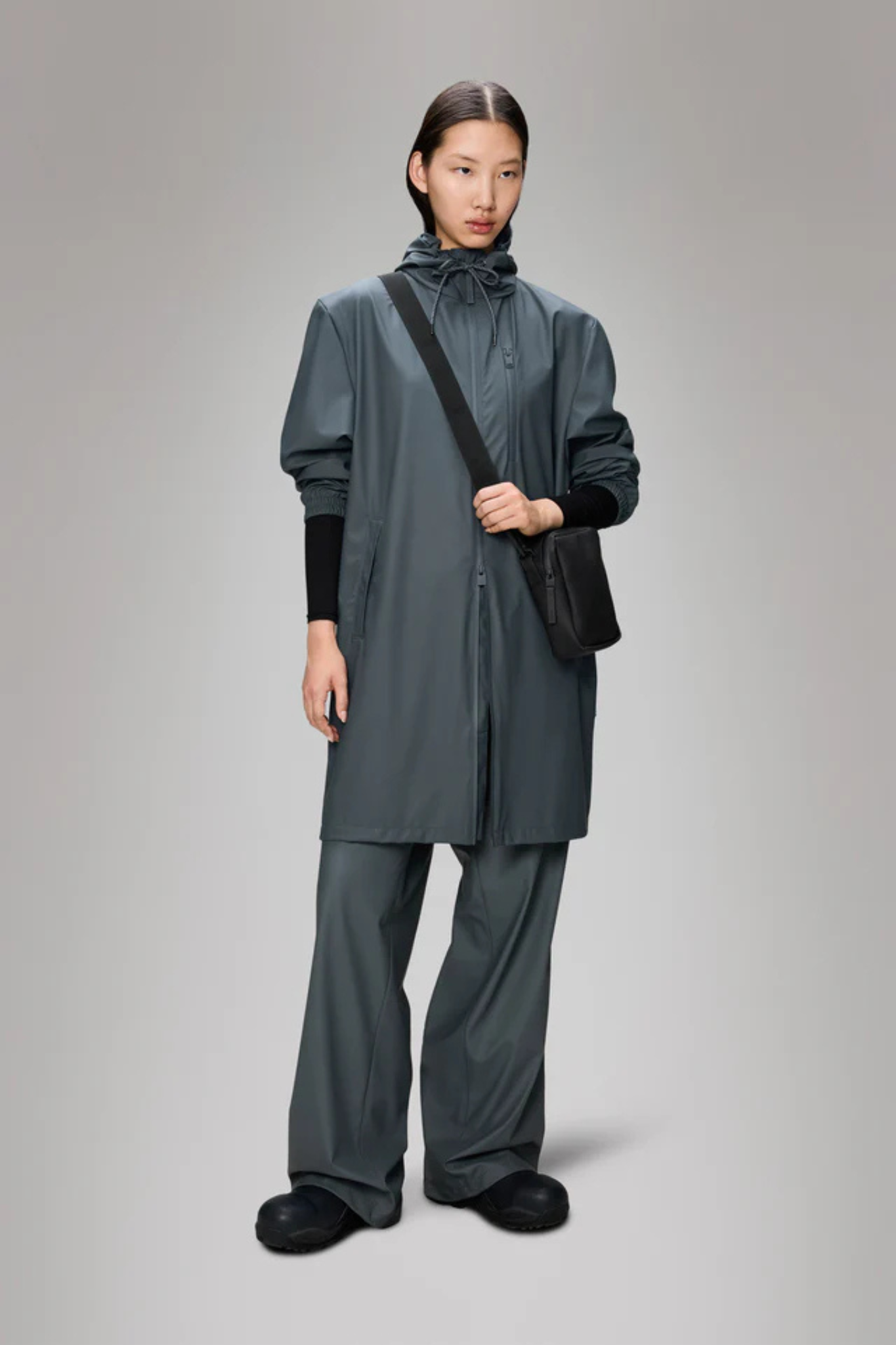 LONG STORM W3 BREAKER JACKET - LAGOON