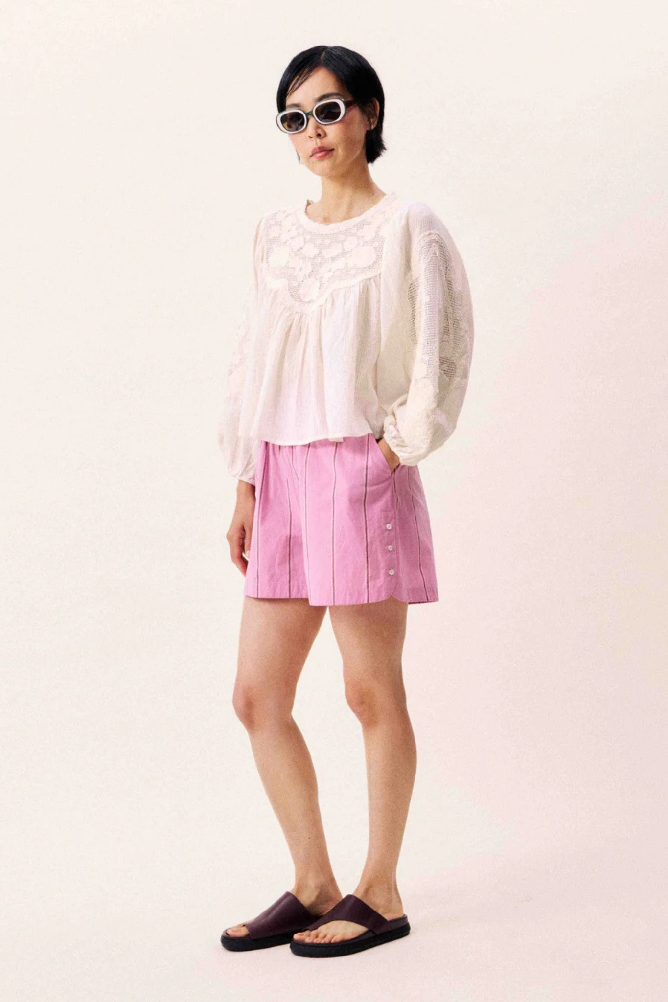 EURYBIA SHORT - VIOLET