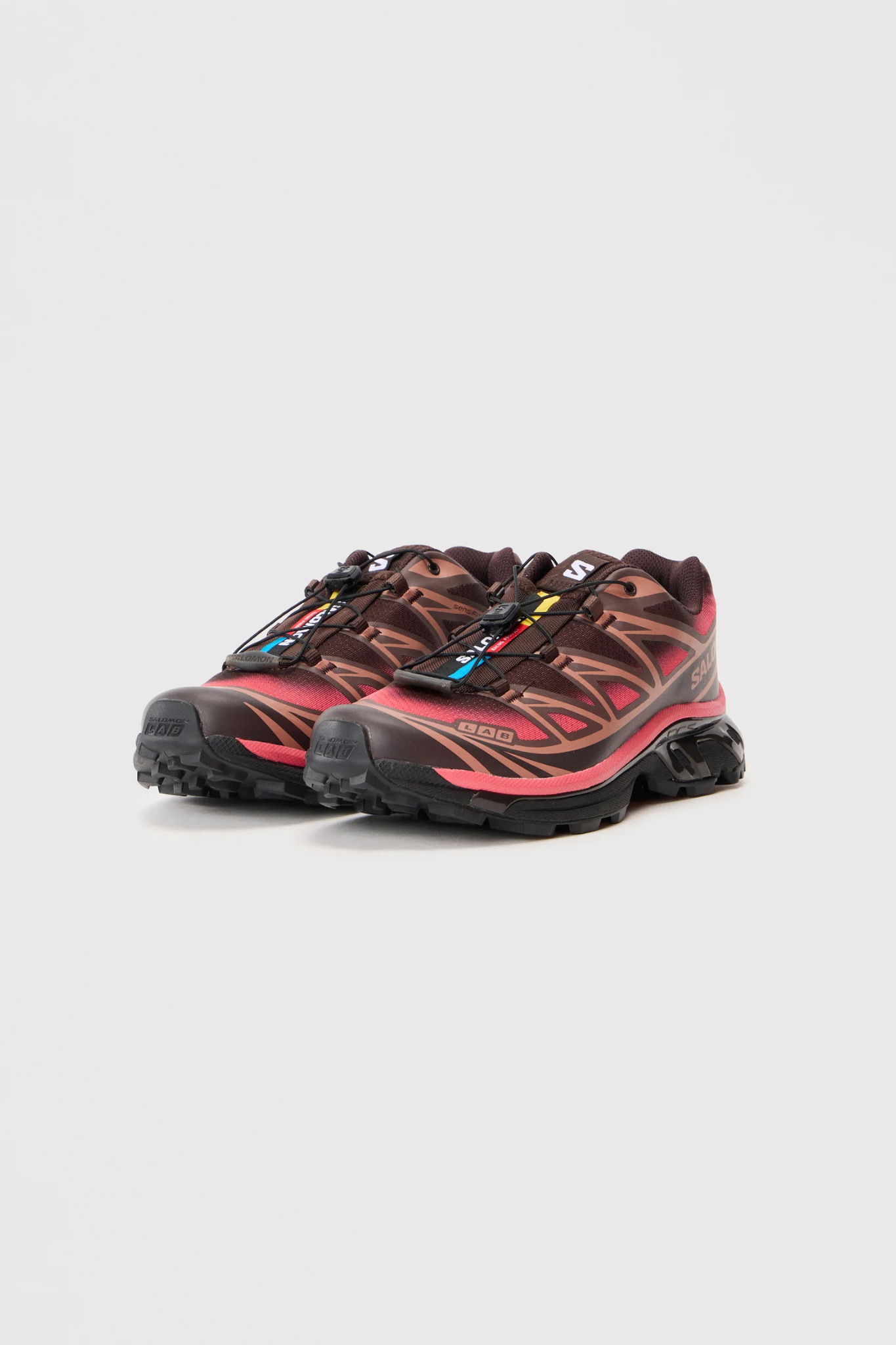 XT-6 SKYLINE WOMEN SNEAKERS - BLACK COFFEE/FRENCH ROAST/ ROUGE RED