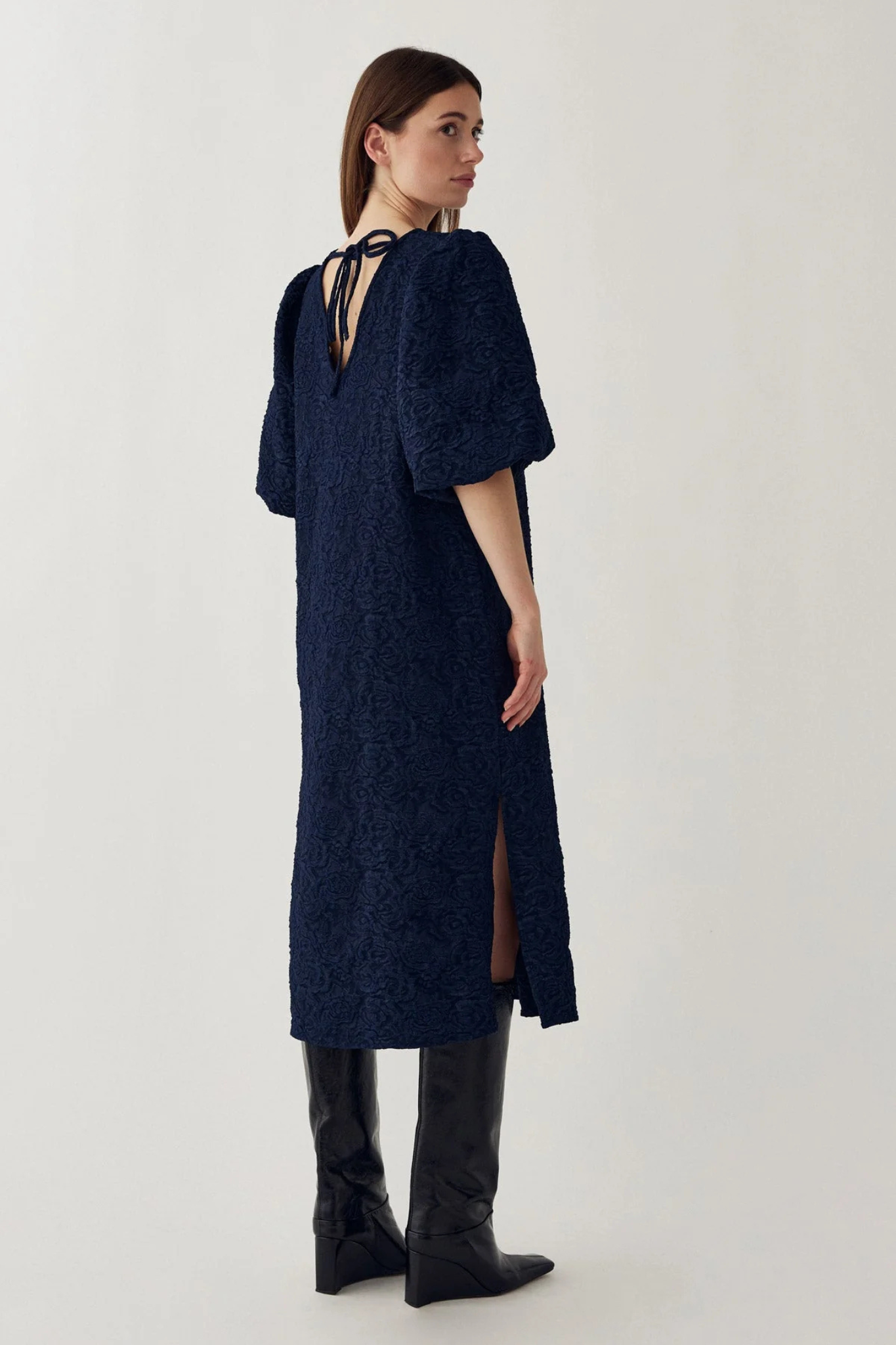 PASTIS LONG DRESS - NAVY BLUE