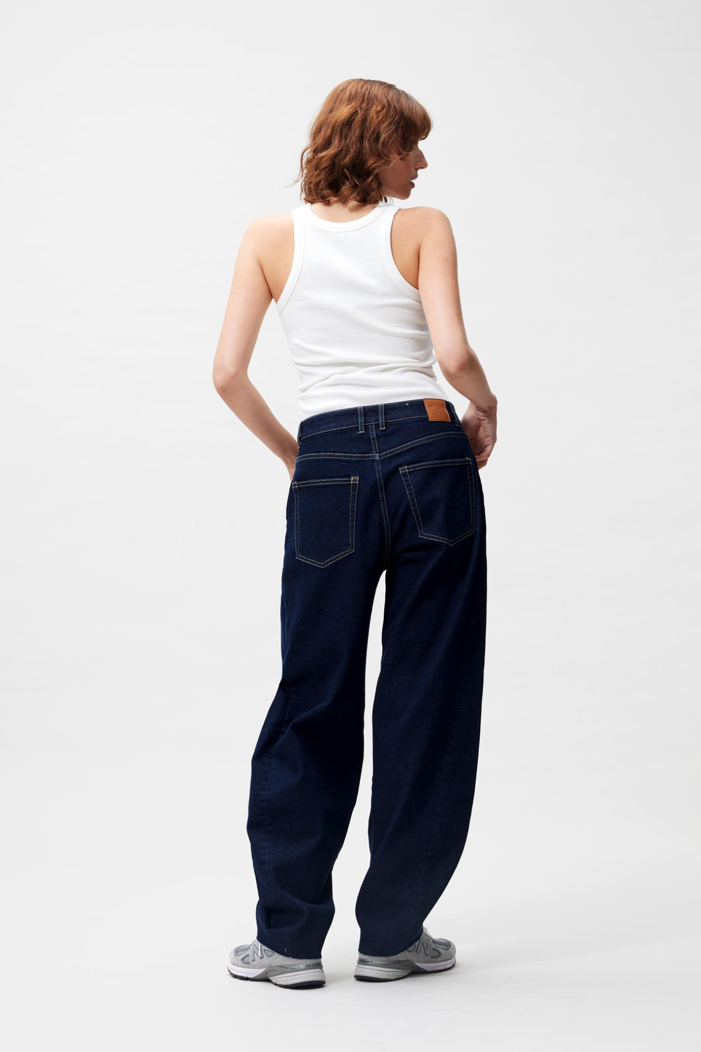 SUPER BARREL JEANS - DARK BLUE