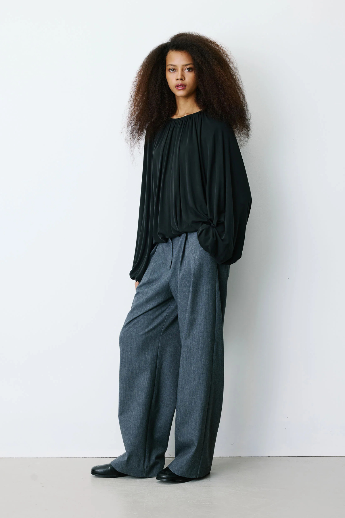 BARBARA BLOUSE - BLACK
