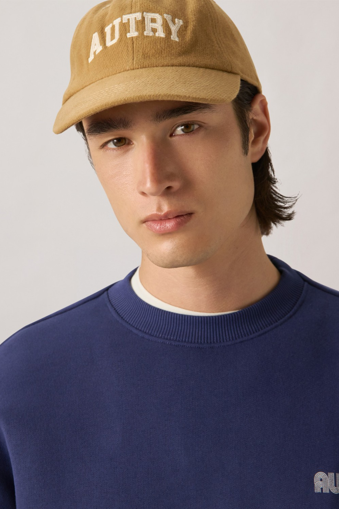 MAIN UNISEX A LOGO BASEBALL CAP - BEIGE