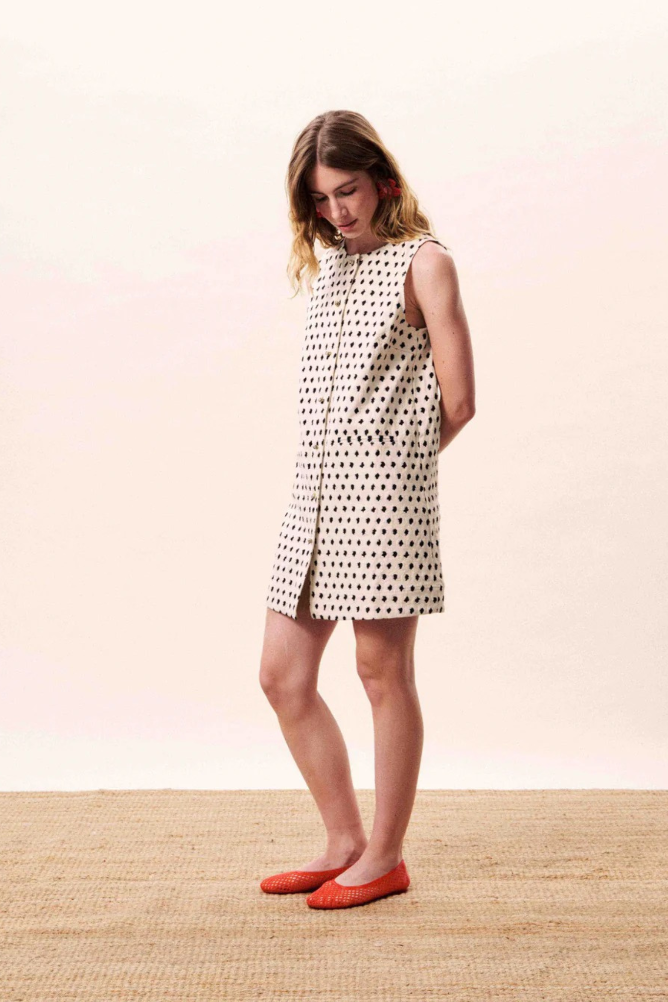 TAMARINIA DRESS - CREME