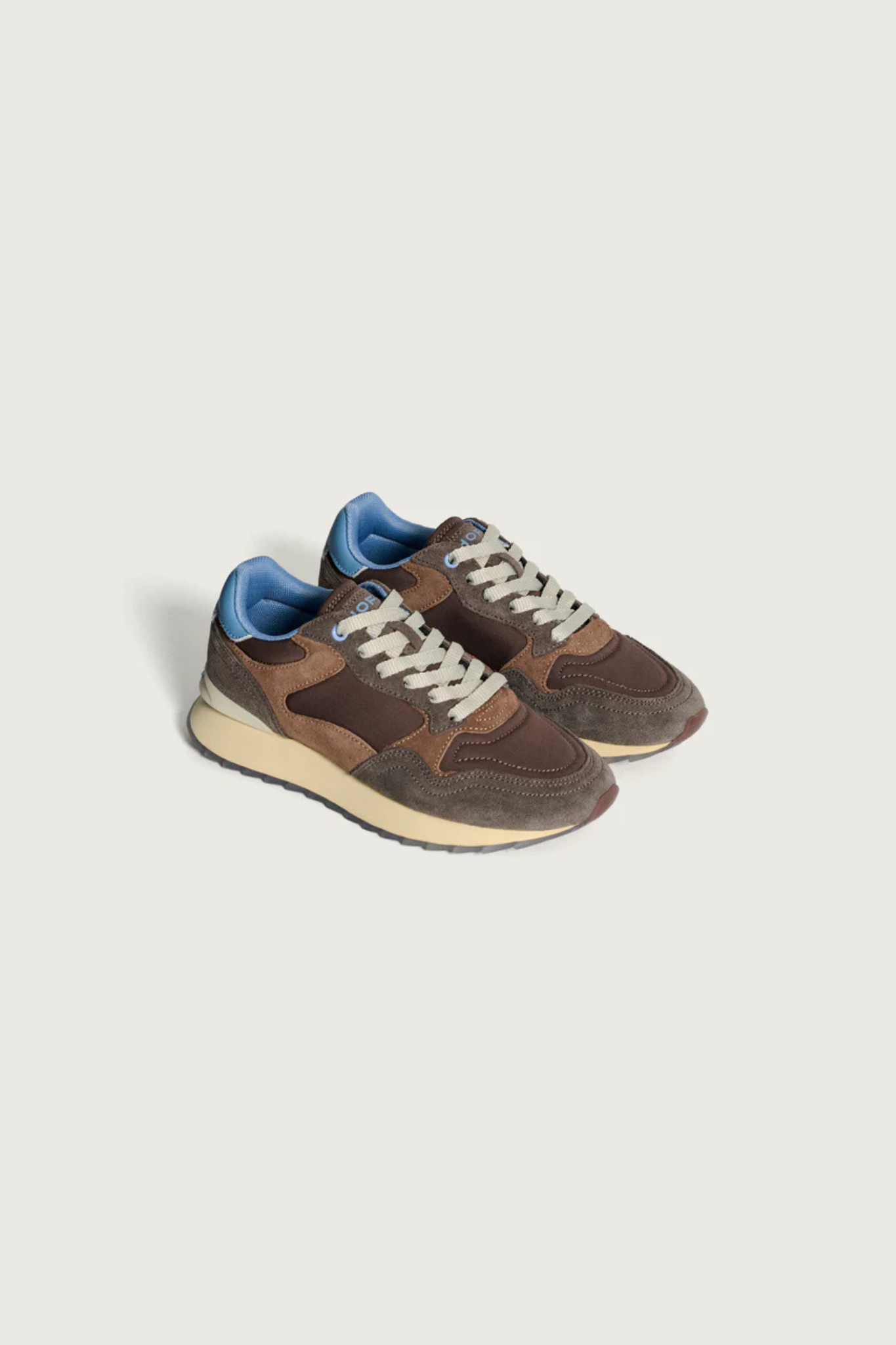 CITY AMSTERDAM WOMEN SNEAKERS - BROW/BLUE