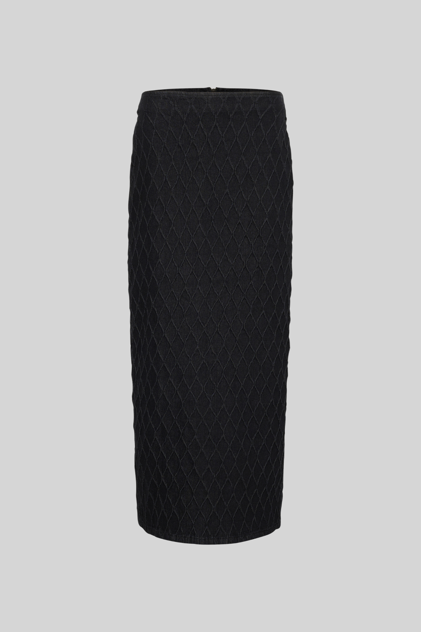 ROZERIN LONG SKIRT - DARK BLACK WASH