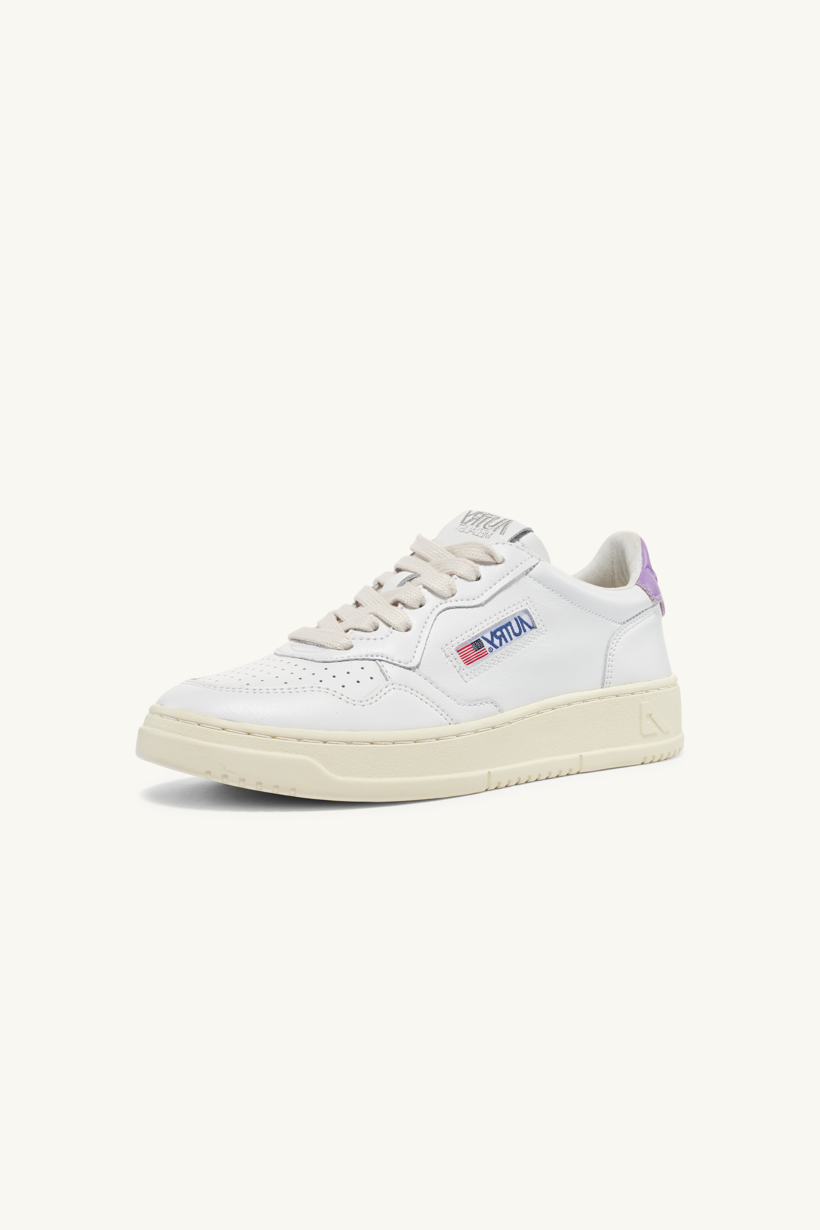 AULW-LL59 - MEDALIST LOW SNEAKER - WHITE/LILAC