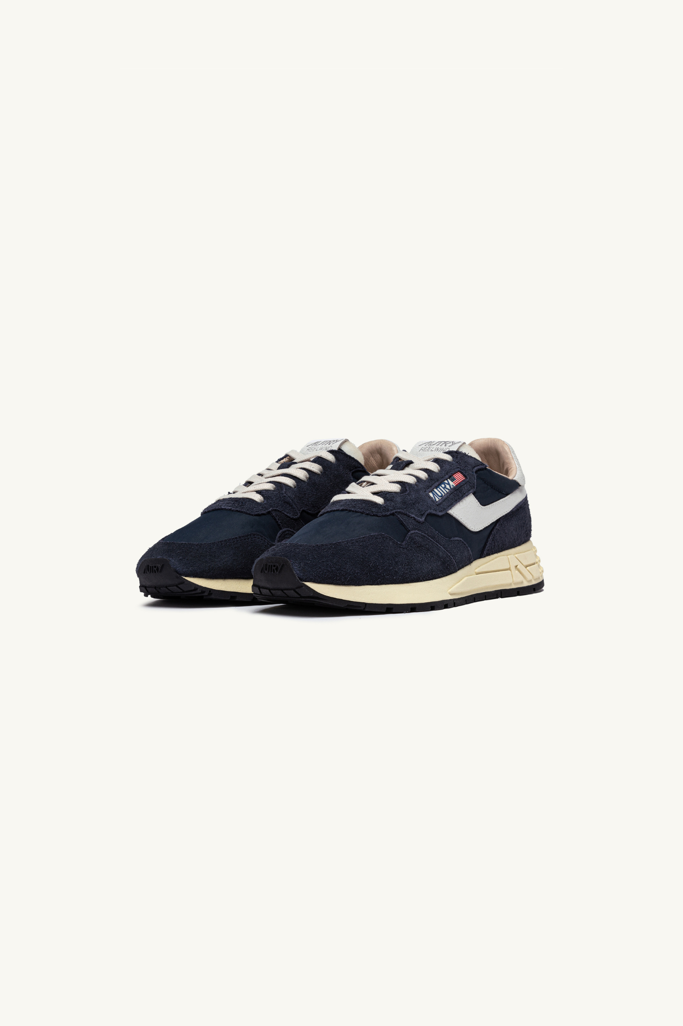 WWLM-NC30 - REELWIND LOW MEN SNEAKERS -  NYLON/CRACK WHITE/SPACE