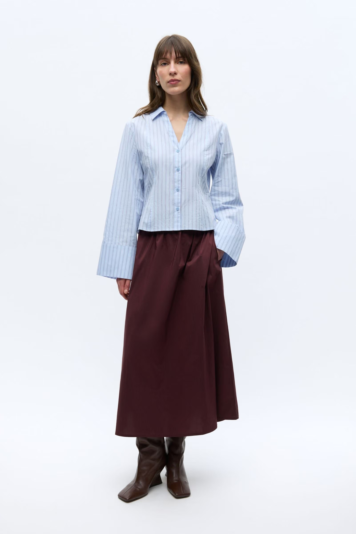 AGNESTA SHIRT - BLUE RED ST