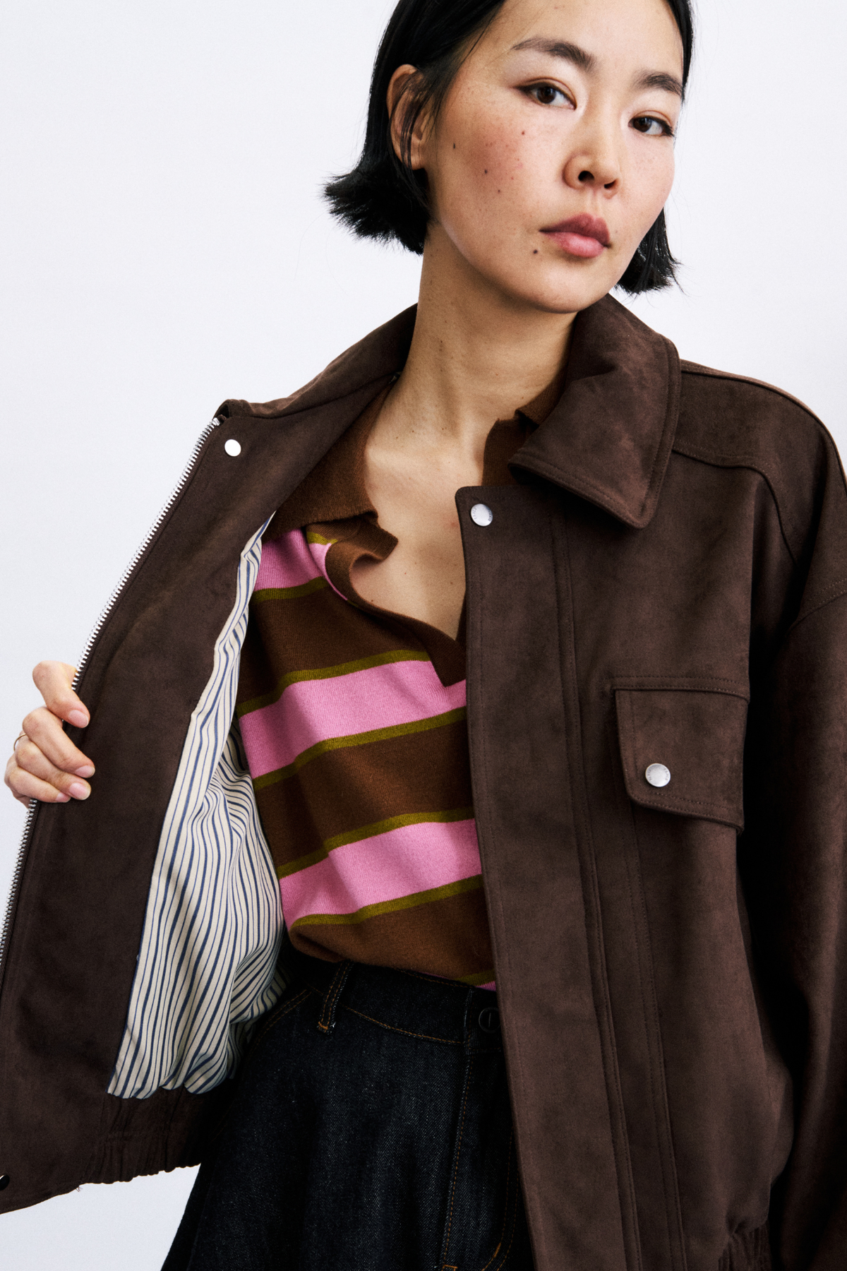 FOXTON VESTE - CHOCOLAT