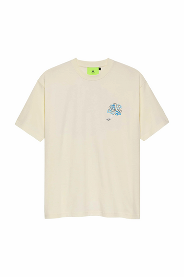 FORECAST T-SHIRT - EGRET