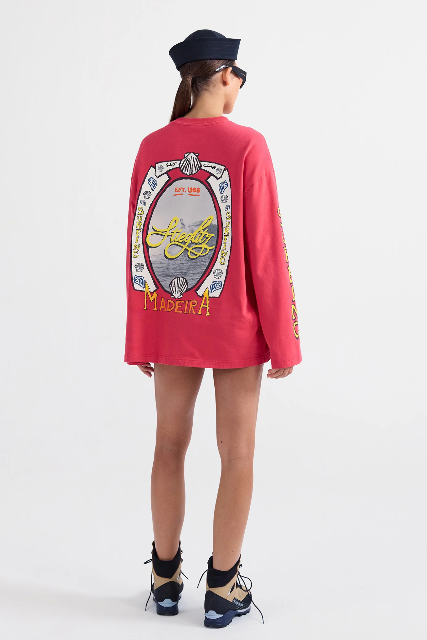 SAFIRA WIDE SKATE LONGSLEEVE - RED