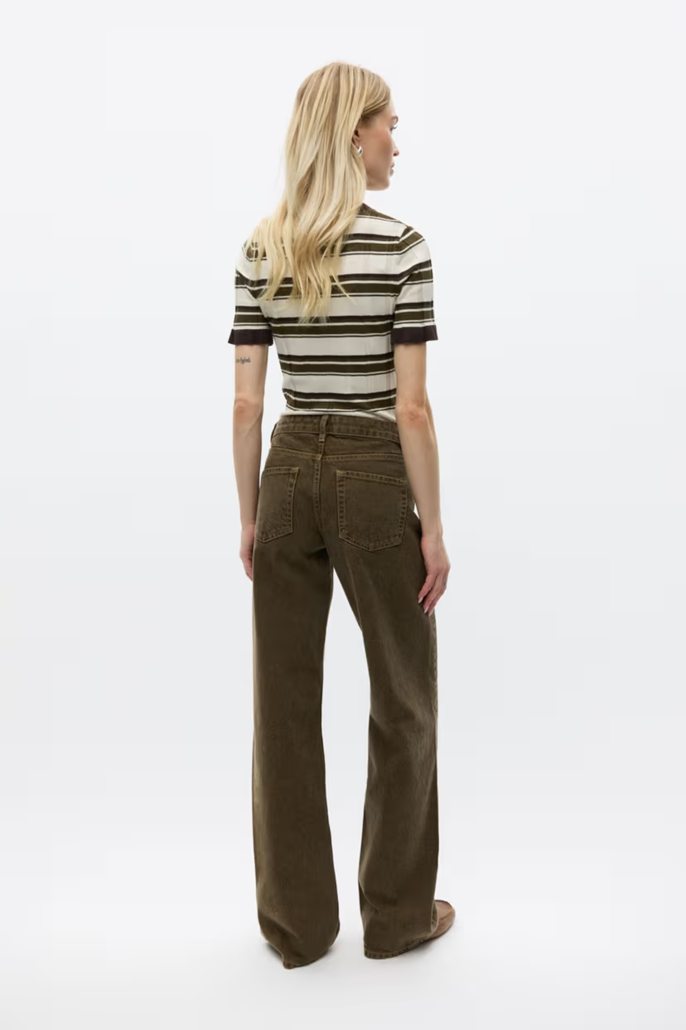 BONNIE JEANS - FADED OLIVE