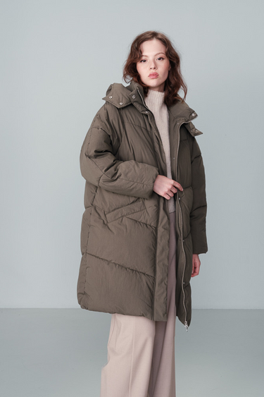 NORTH PUFFER JACKET - KAKI