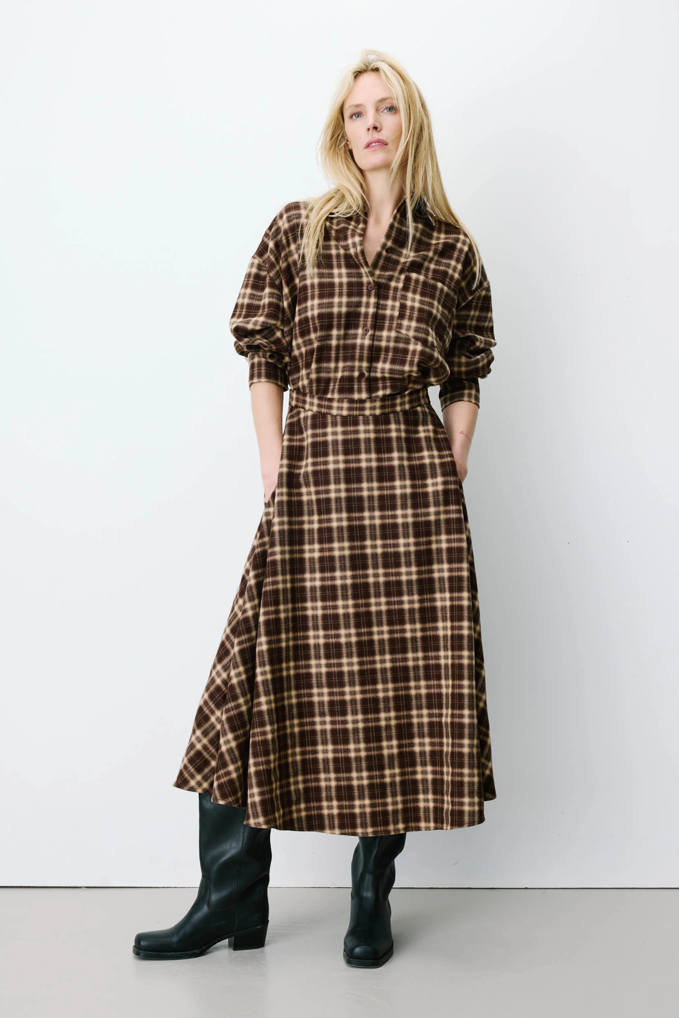 ADONIA SKIRTS - CHOCOLAT
