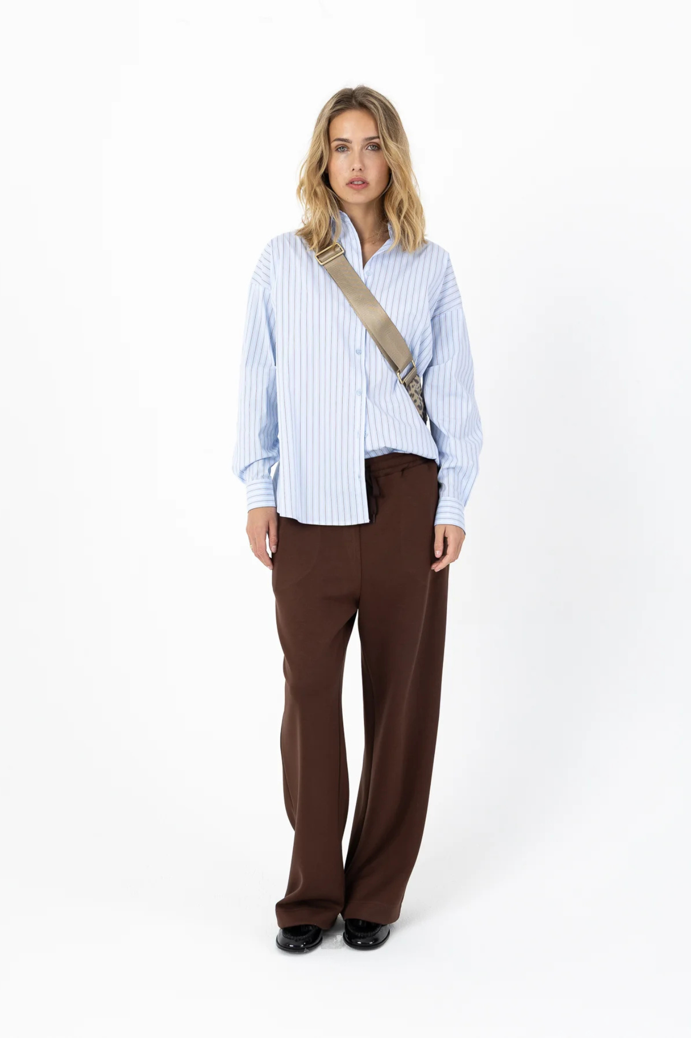 CLASSIC SHIRT BOXY FIT - BLUE STRIPES