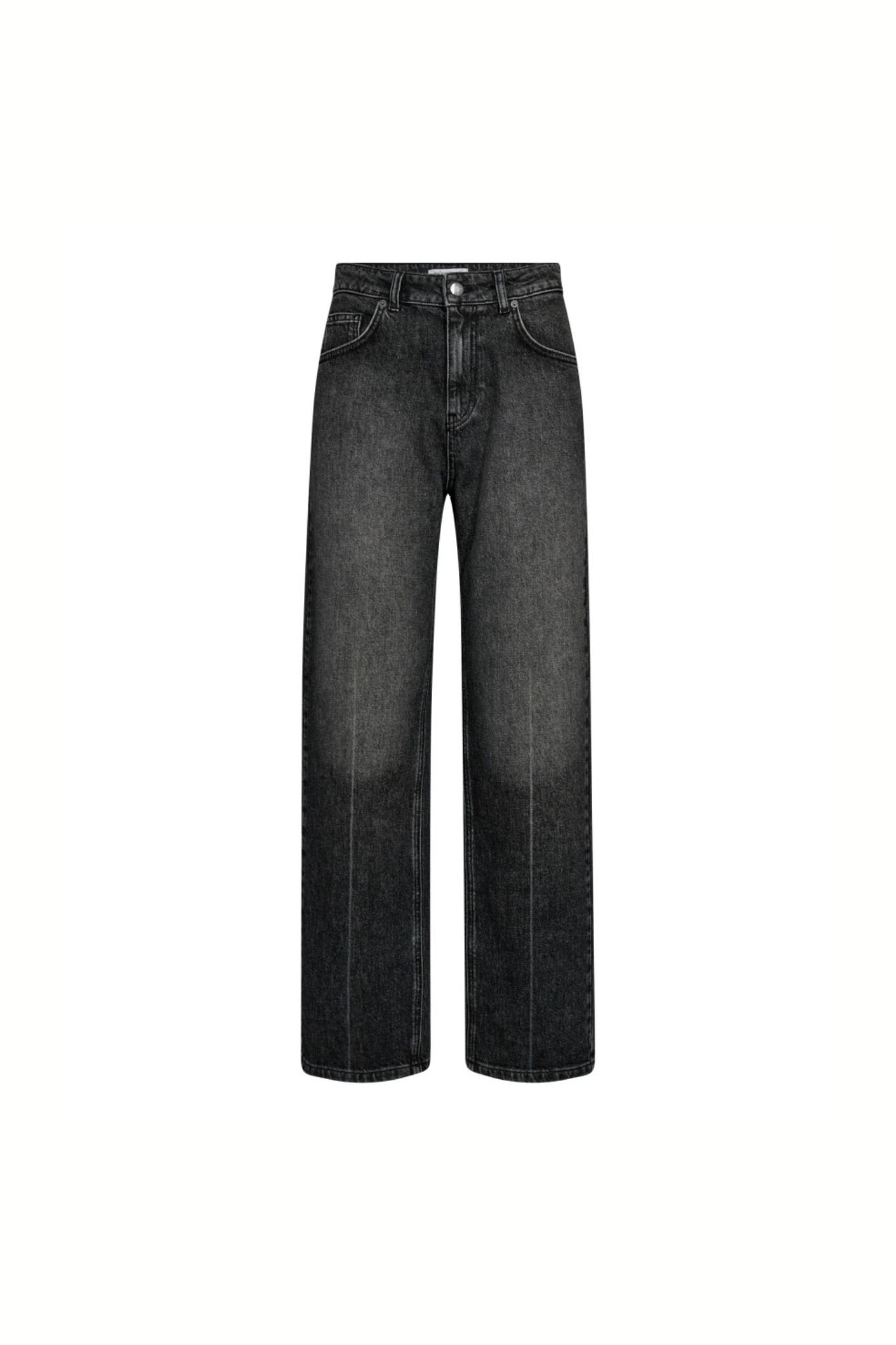 FEMME STRAIGHT CREASE JEANS - STONE