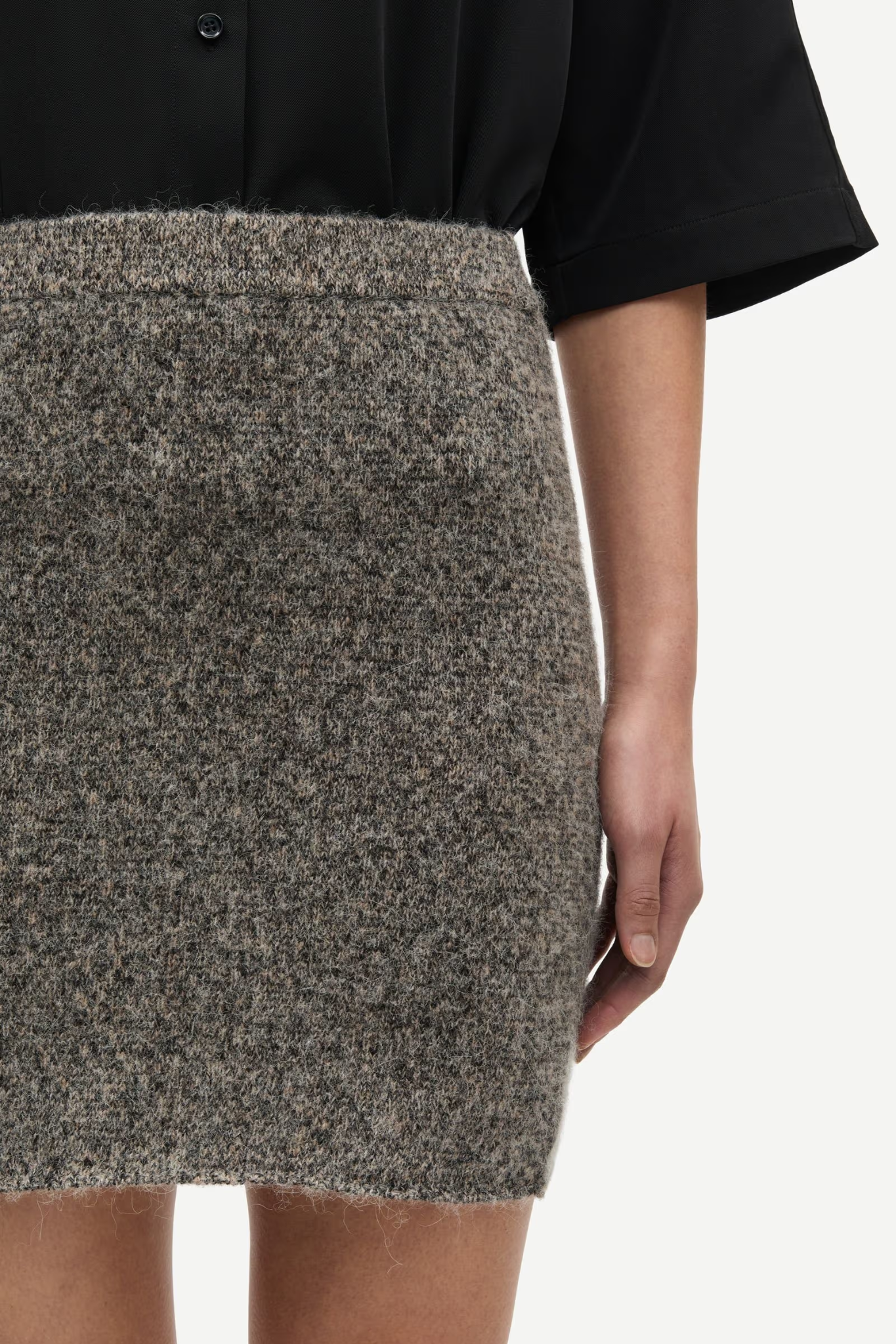 KELSIE SKIRT - FOSSIL MEL