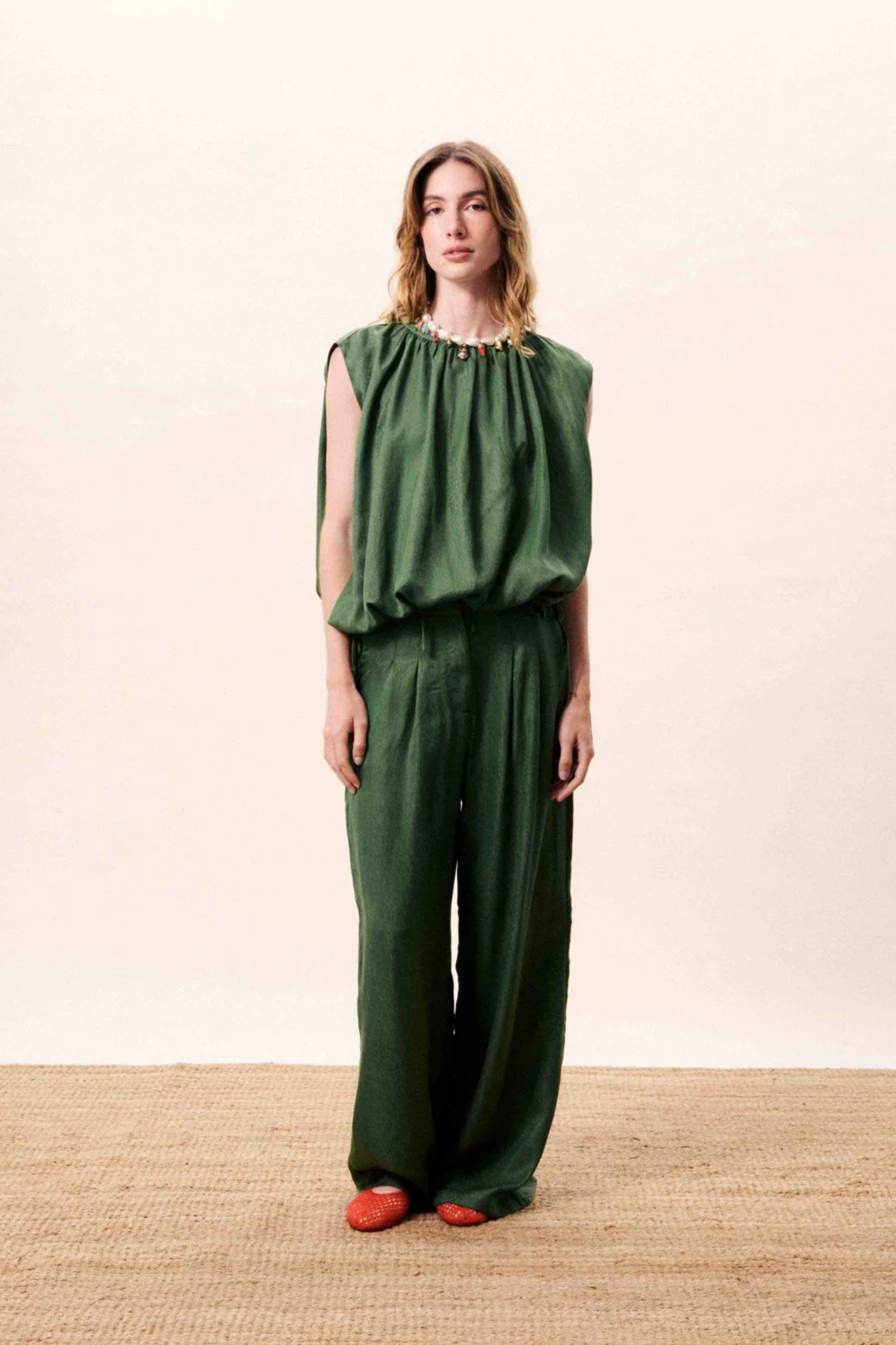 LUCINA PANTS - GREEN