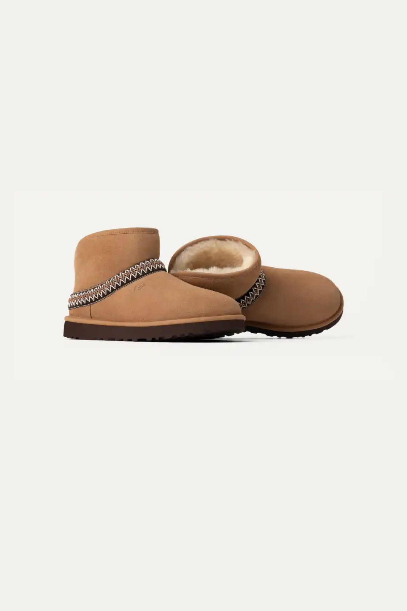 CLASSIC MINI CRESCENT WOMEN SHOES - CHESTNUT