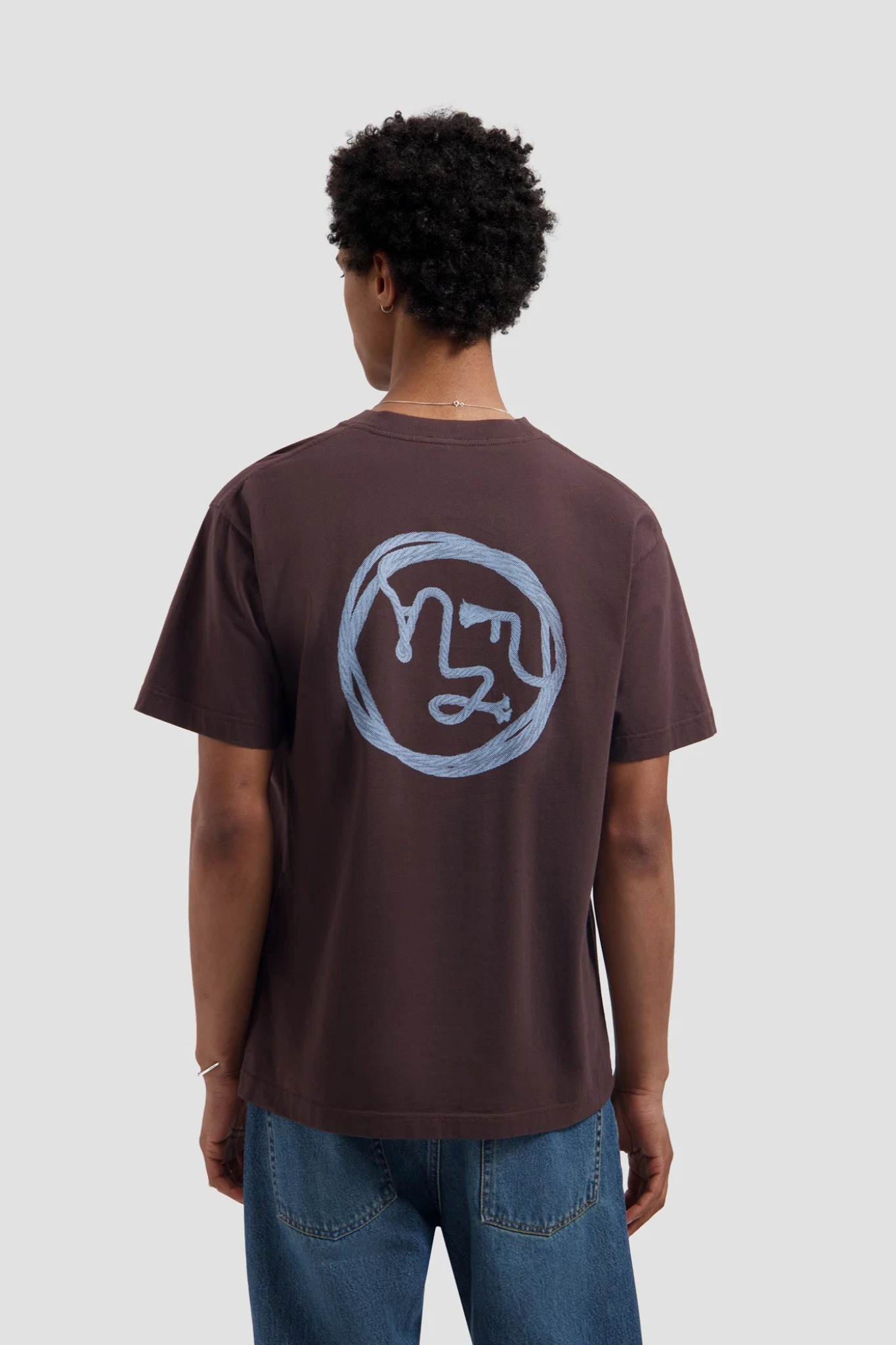 LASSO FACE CREWNECK - CHOCOLATE PLUM