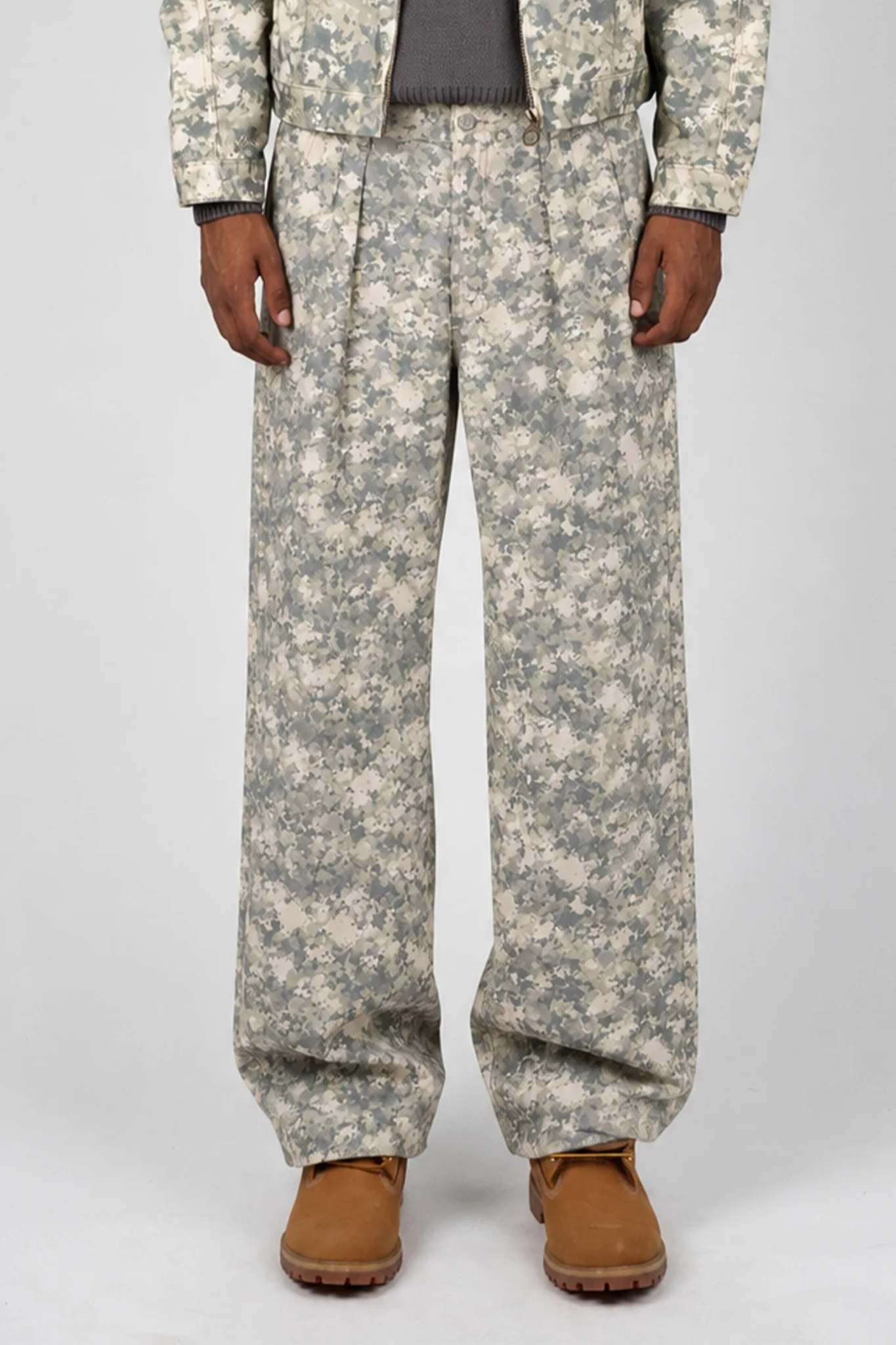 SAINT VÈRAN DENIM PANTS - CAMOUFLAGE