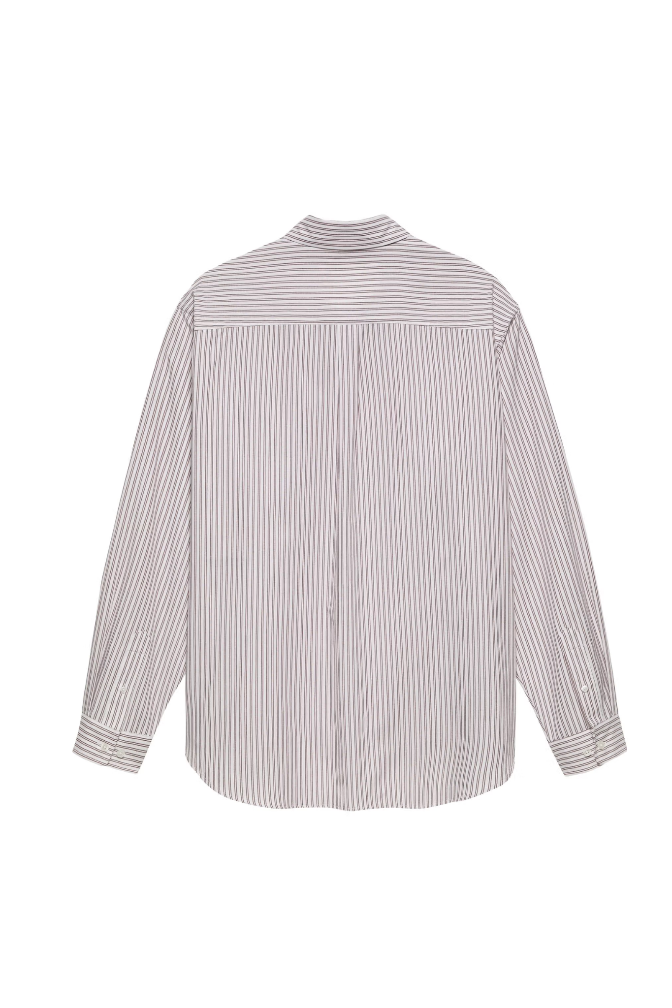BEACH SHIRT - WHITE/RED STRIPE